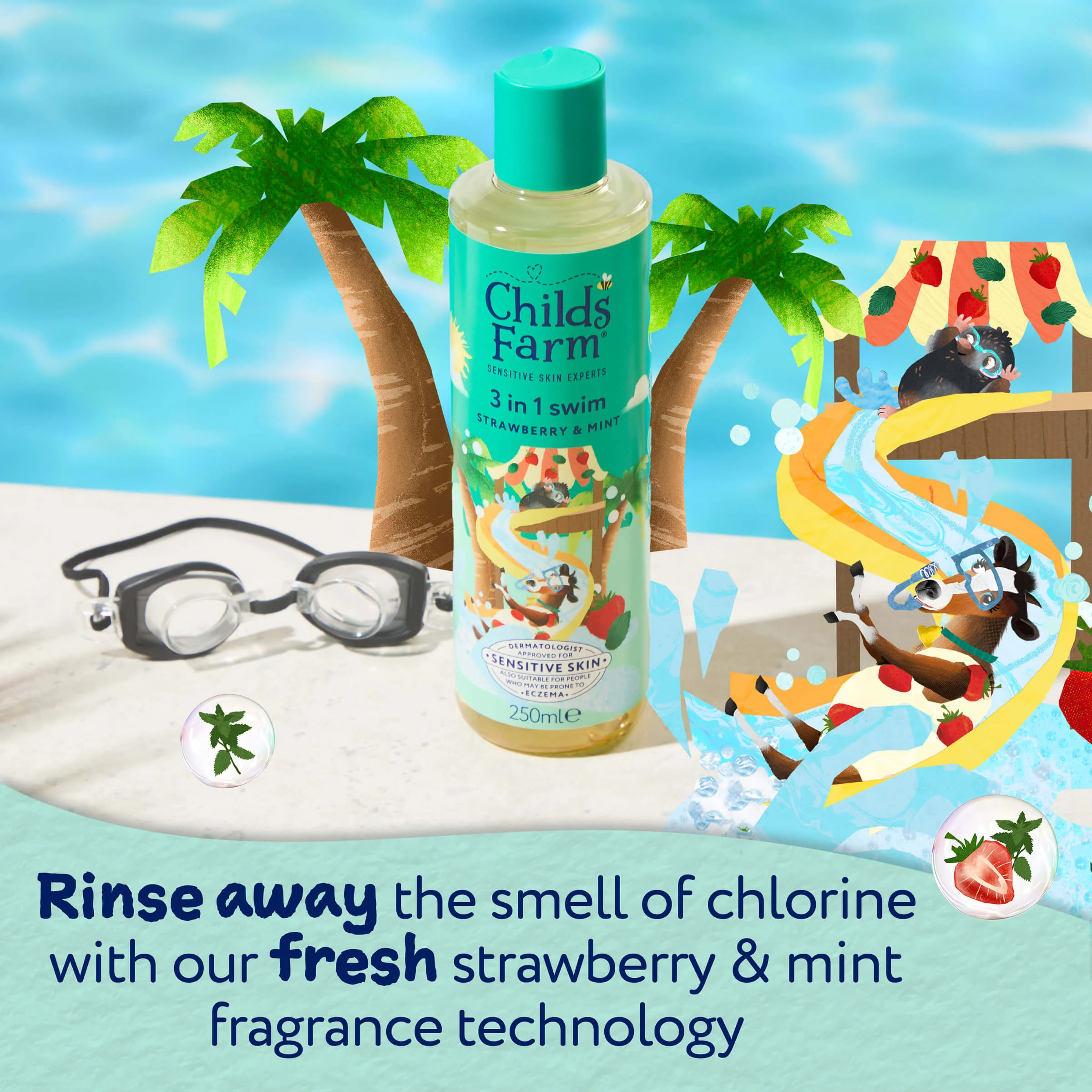 Childs Farm 3 in 1 Swim Strawberry & Mint - Image 5