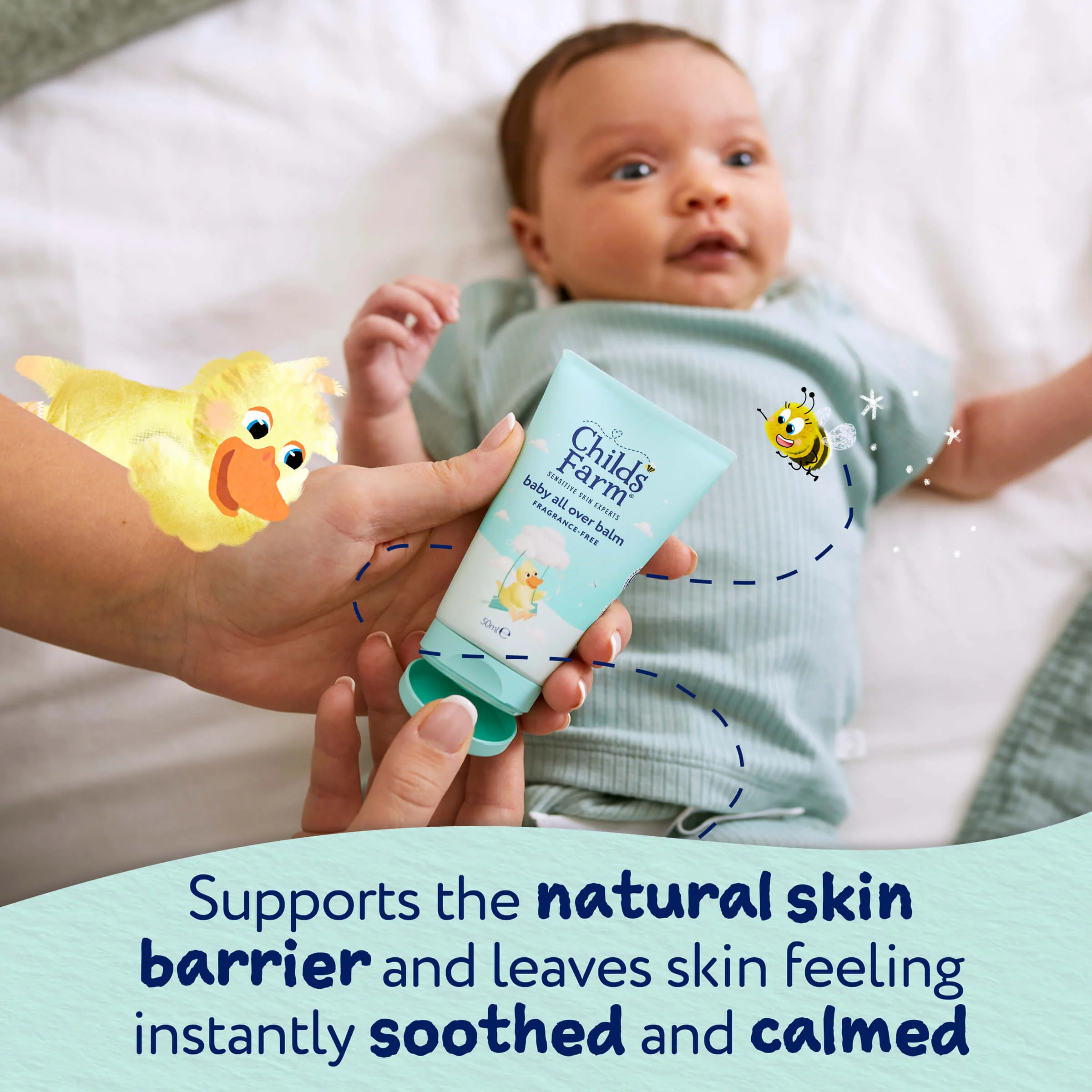 Childs Farm Baby All Over Balm Fragrance-Free - Image 3