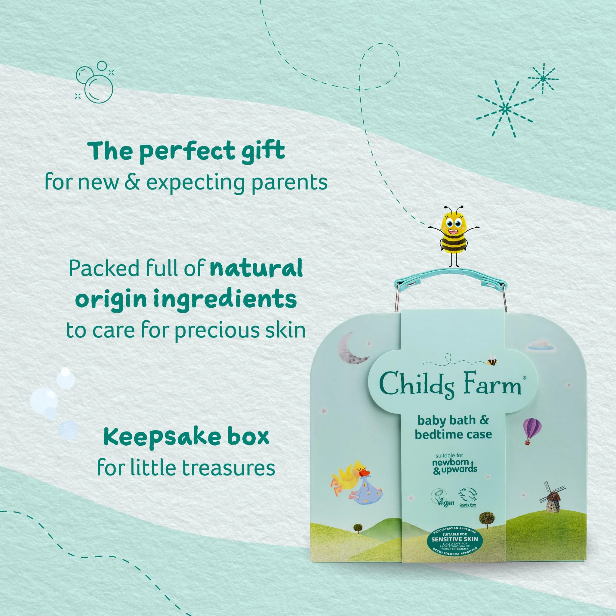 Childs Farm baby bedtime suitcase gift set - Image 12