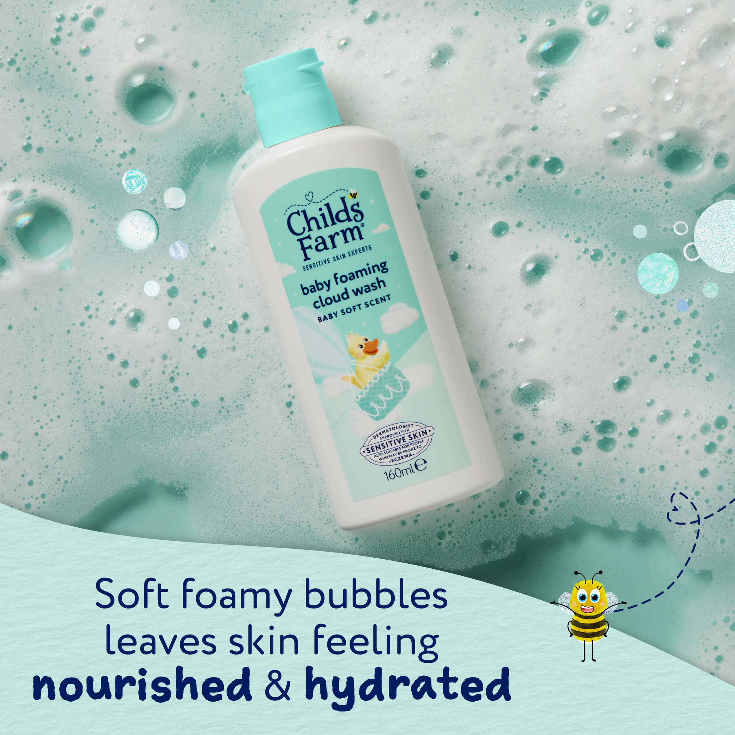 Childs Farm Baby Foaming Cloud Wash Baby Soft Scent - Image 5