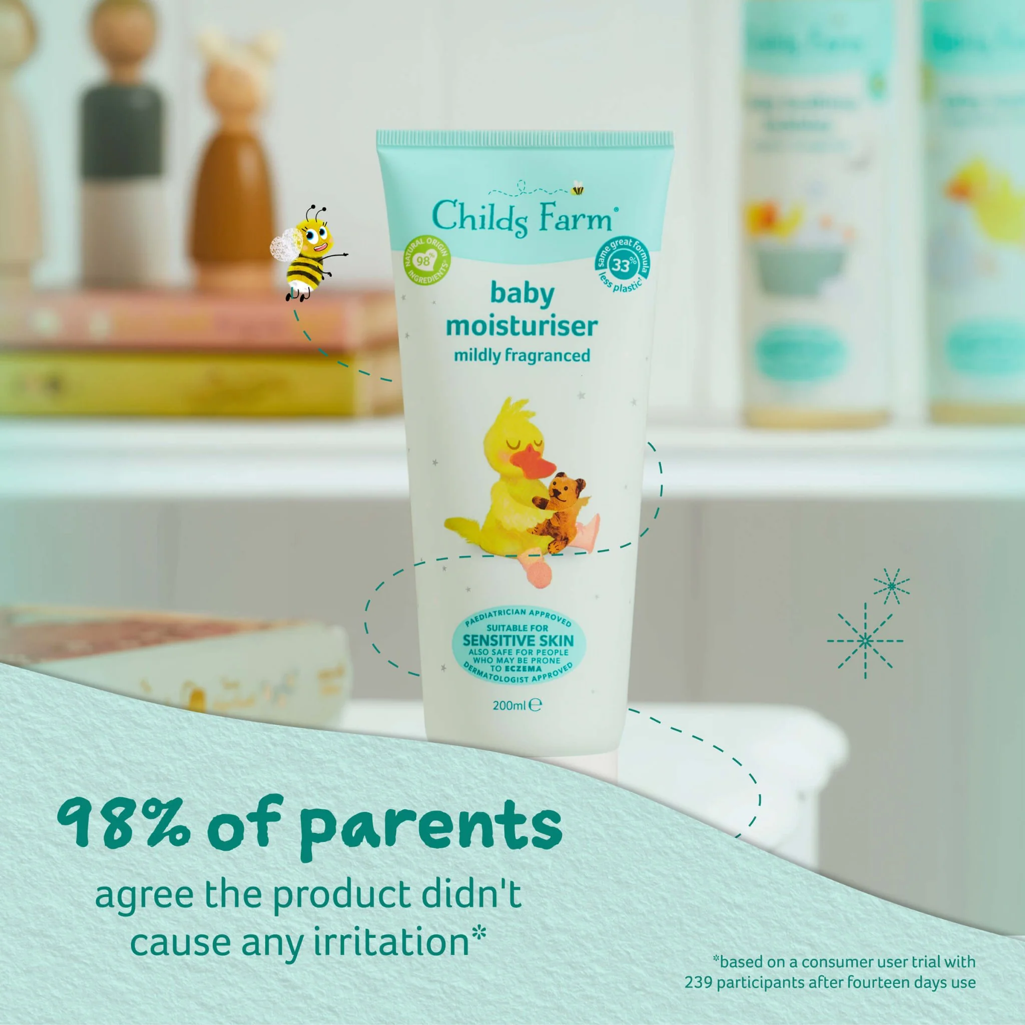 Childs Farm baby moisturiser mildly fragranced - Image 4