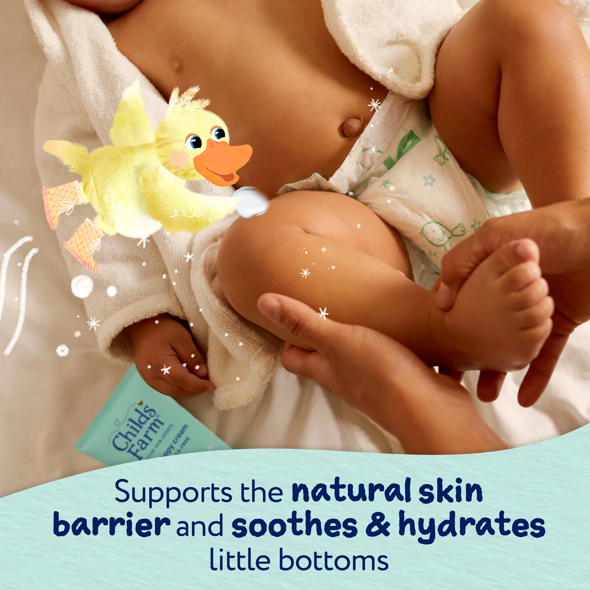 Childs Farm Baby nappy cream fragrance-free - Image 3