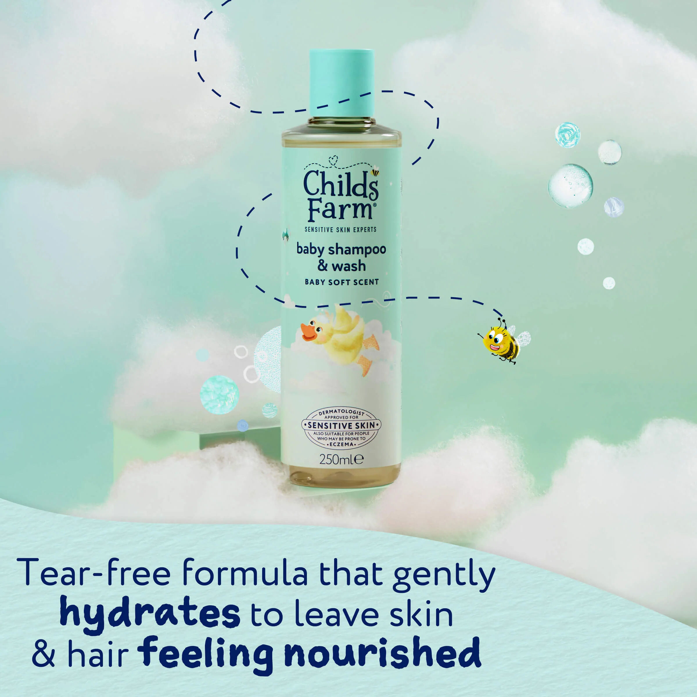 Childs Farm Baby Shampoo & Wash Baby Soft Scent - Image 5