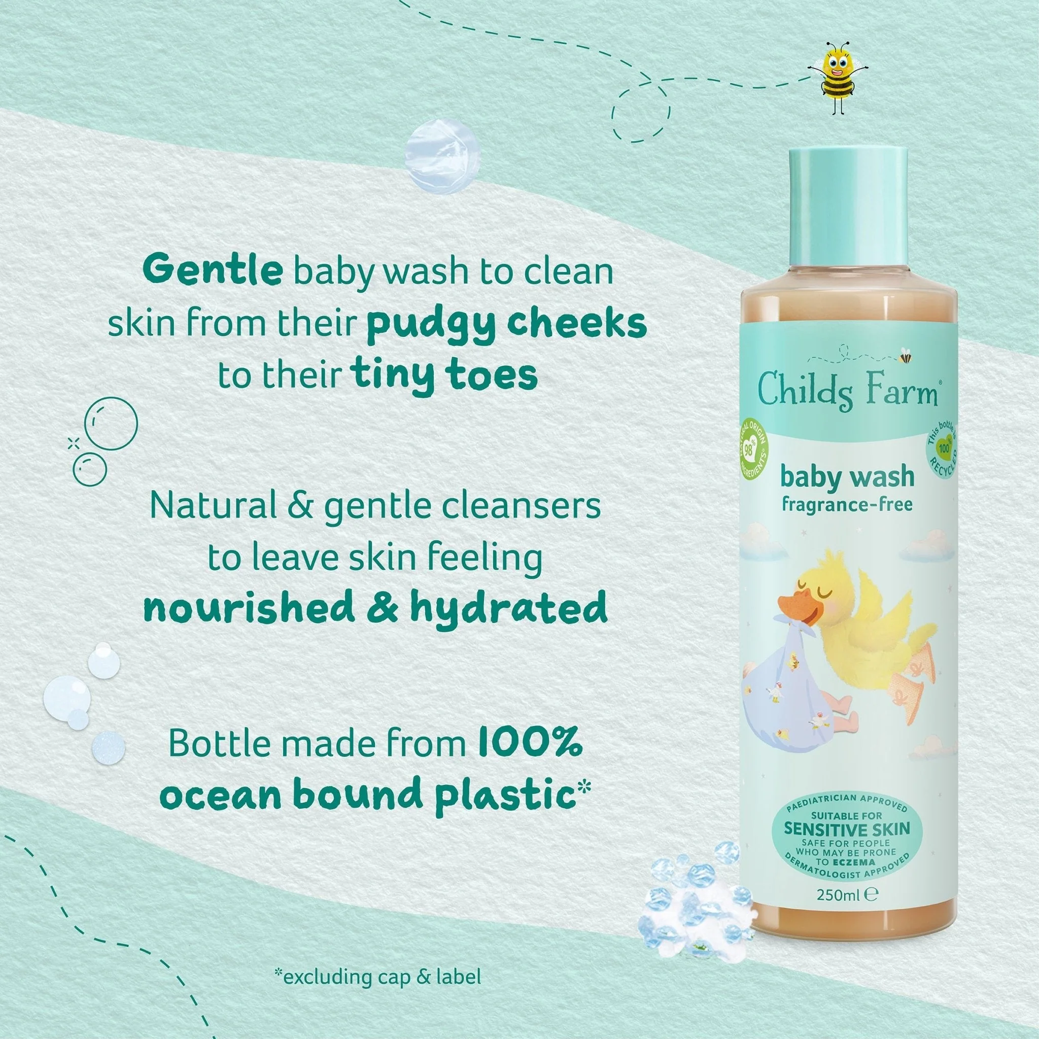 Childs Farm baby wash fragrance-free - Image 4