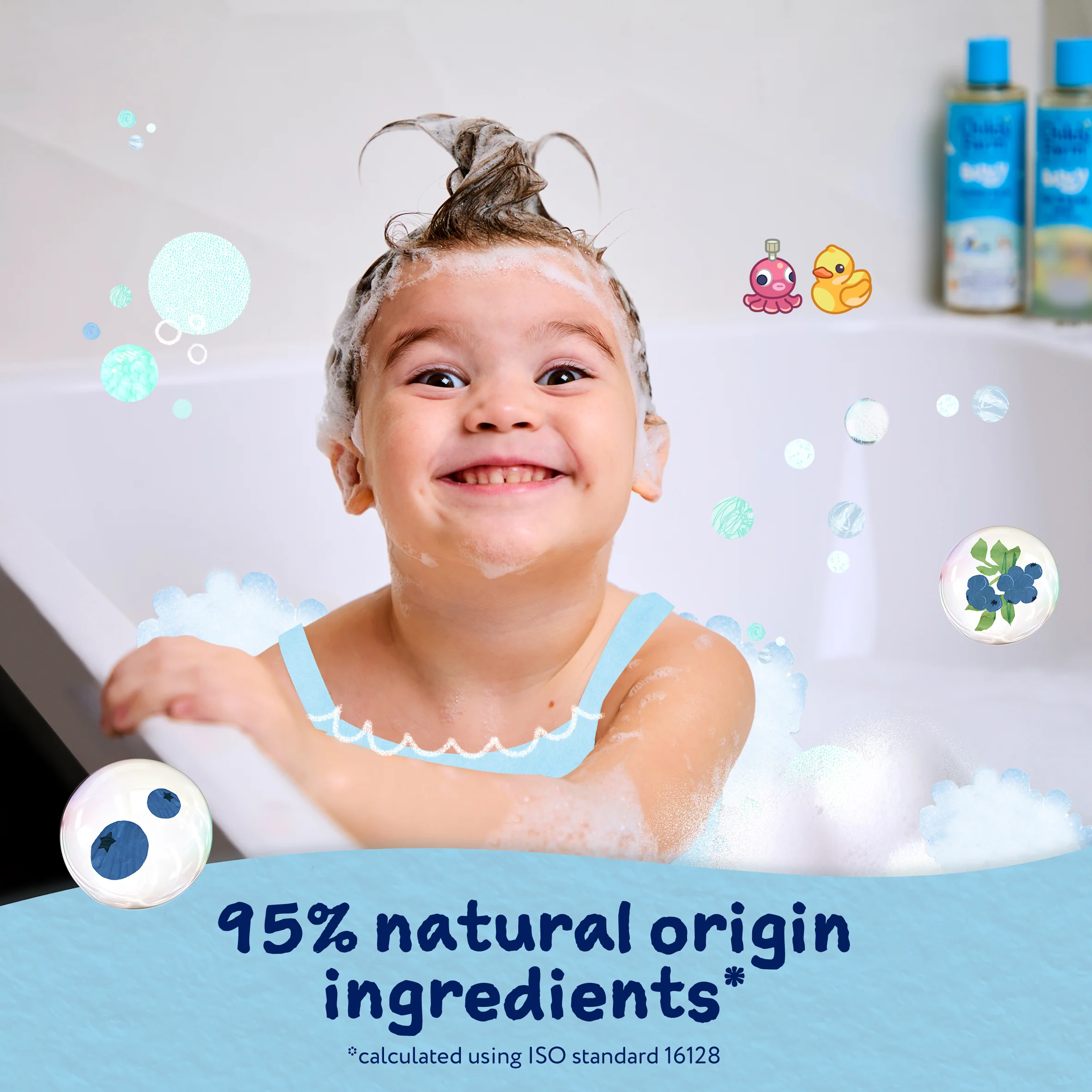 Childs Farm Bluey Bubble Bath Bluey-Berry 250ml - Image 5