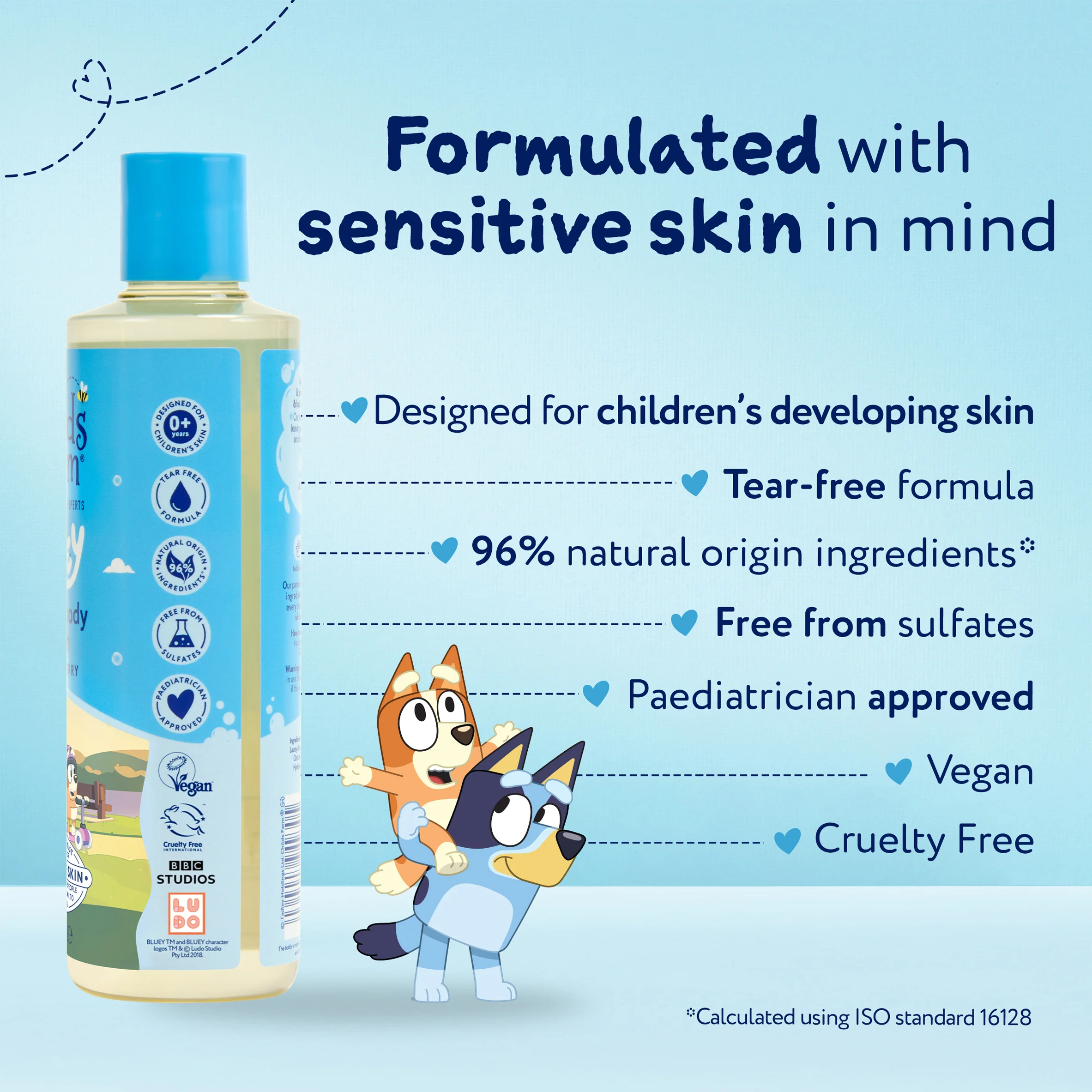 Childs Farm Bluey Hair & Body Wash Bluey-Berry 250ml - Image 7