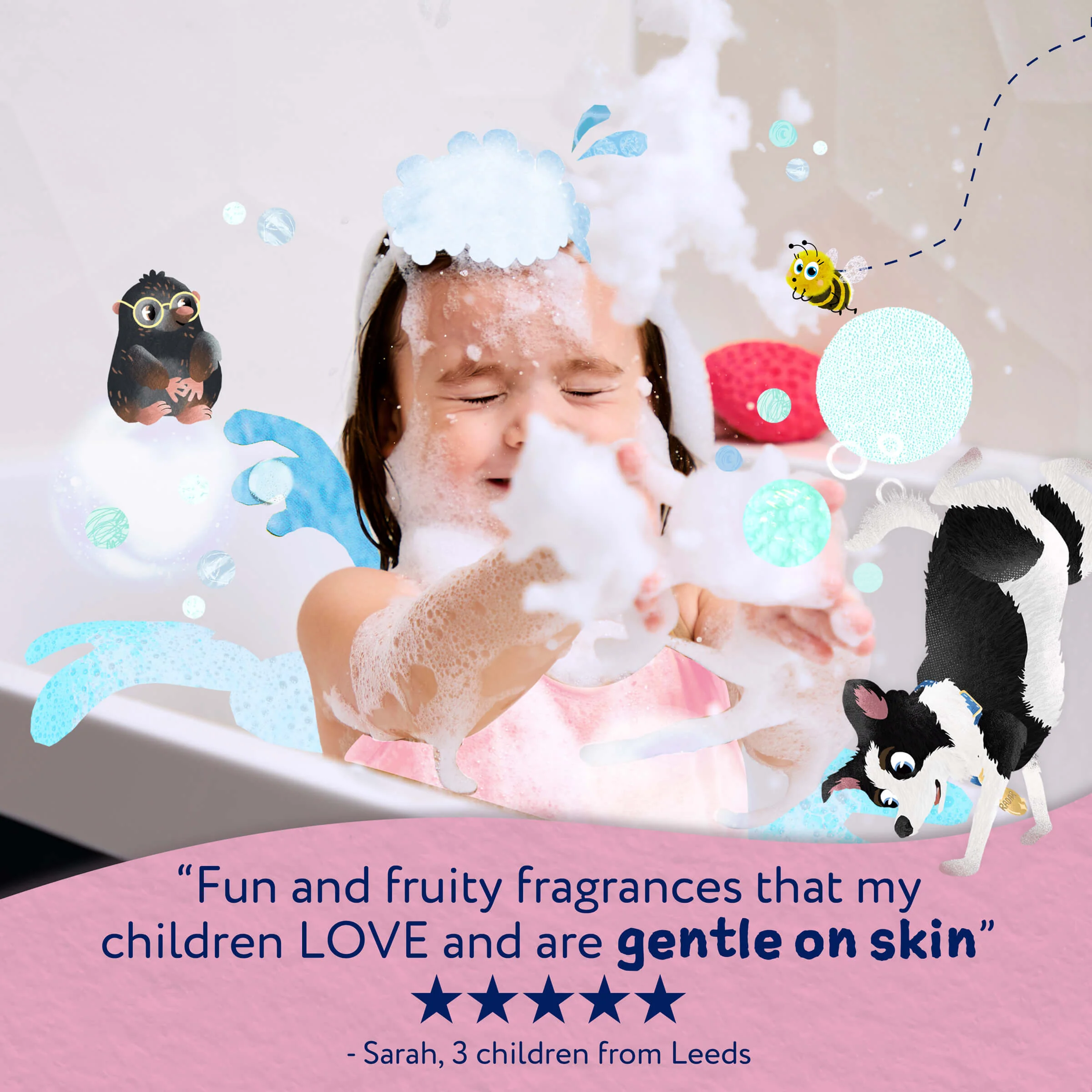 Childs Farm Bubble Bath Cherry 250ml - Image 3