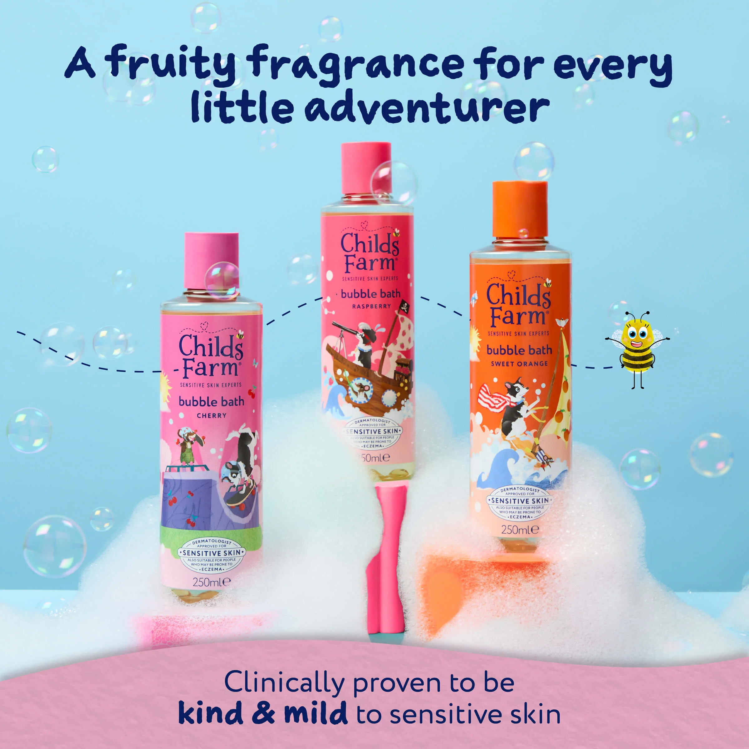 Childs Farm Bubble Bath Cherry 250ml - Image 6