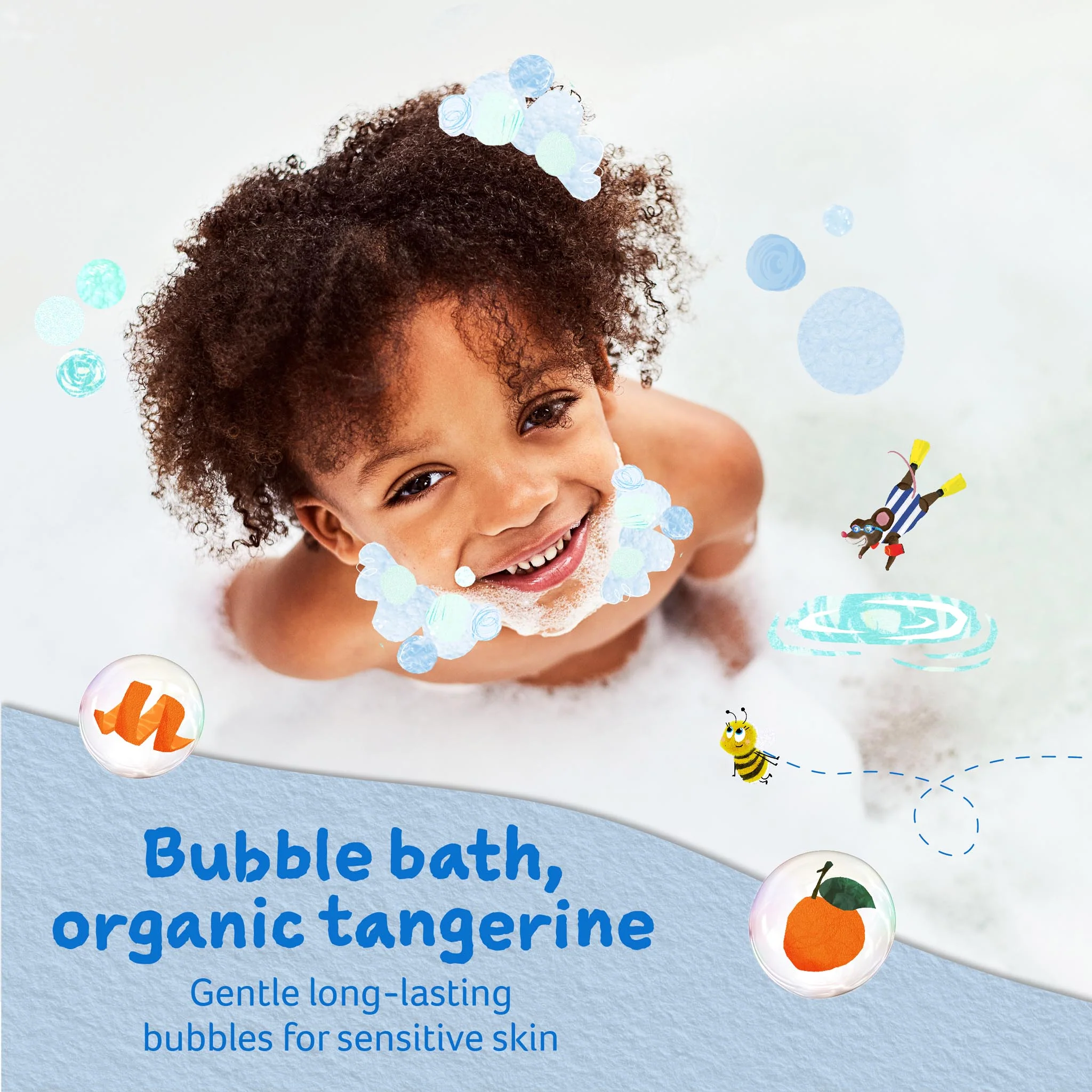 Childs Farm bubble bath organic tangerine - Image 9