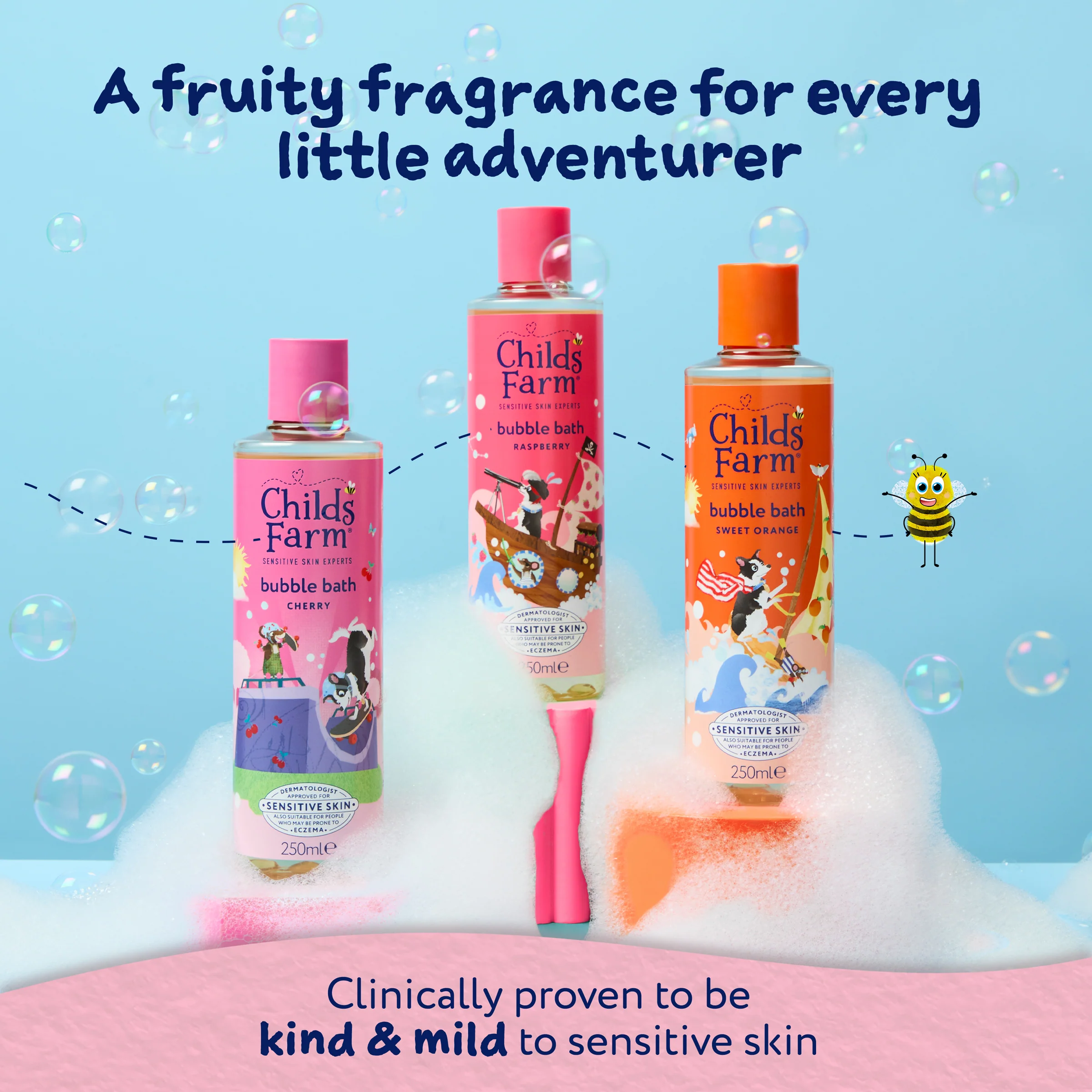 Childs Farm Bubble Bath Raspberry 500ml - Image 6