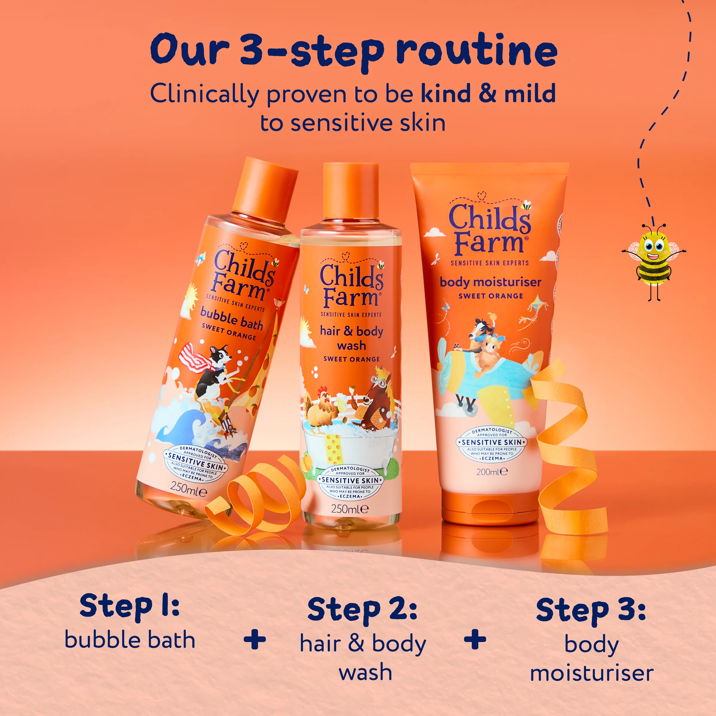 Childs Farm Bubble Bath Sweet Orange 500ml - Image 6