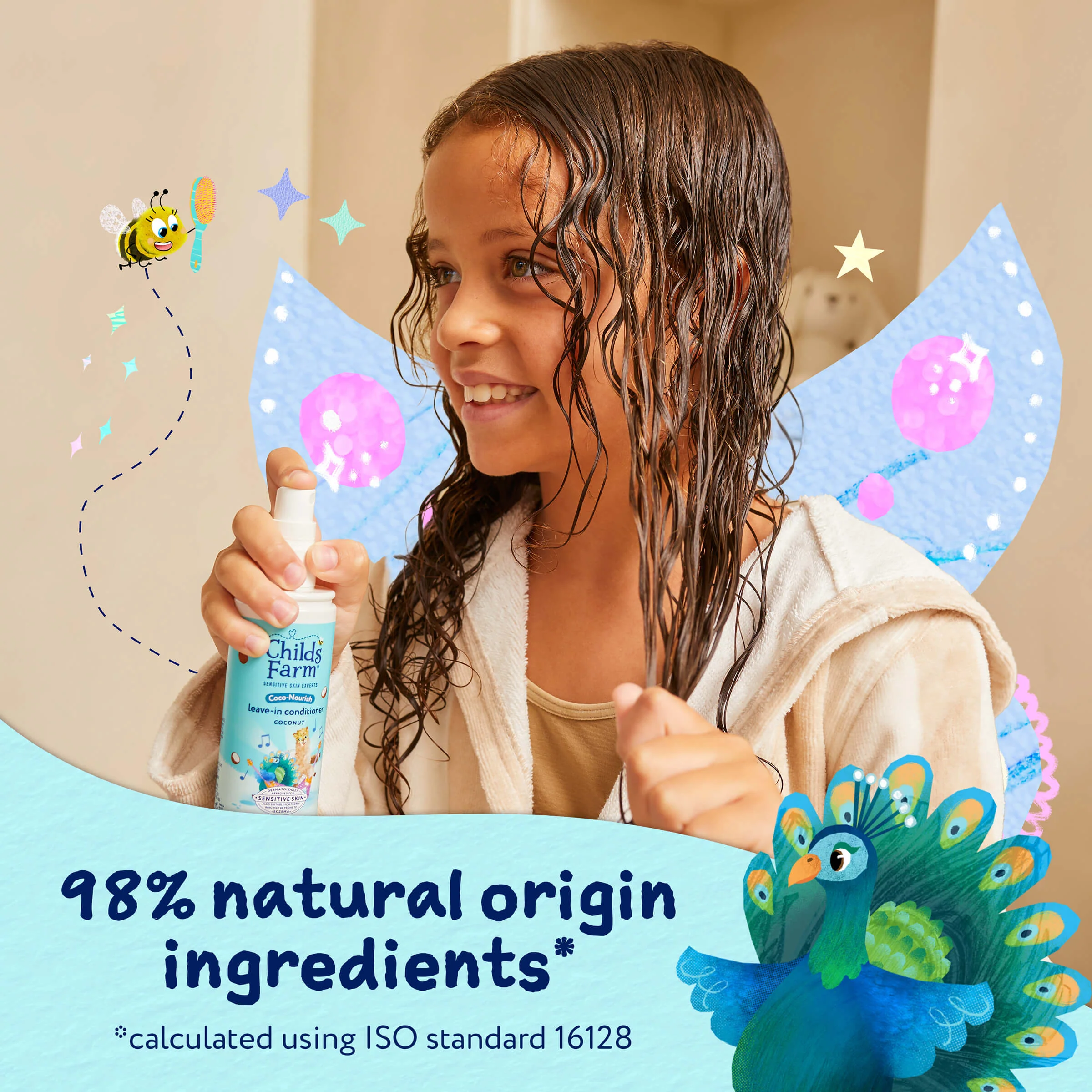 Childs Farm Coco-Nourish Leave-in Conditioner Hair Spray - Image 5