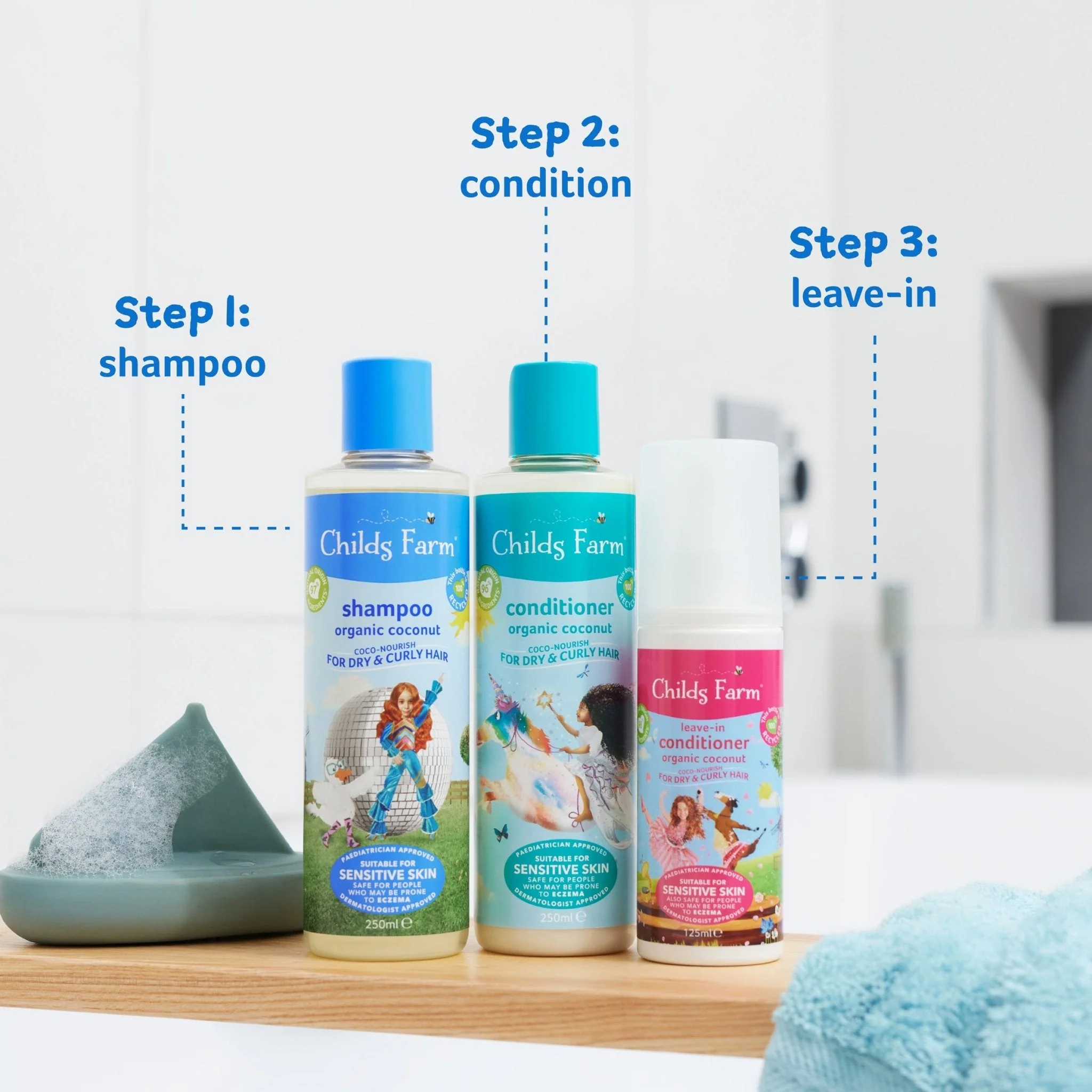 Childs Farm coco-nourish shampoo organic coconut - Image 4