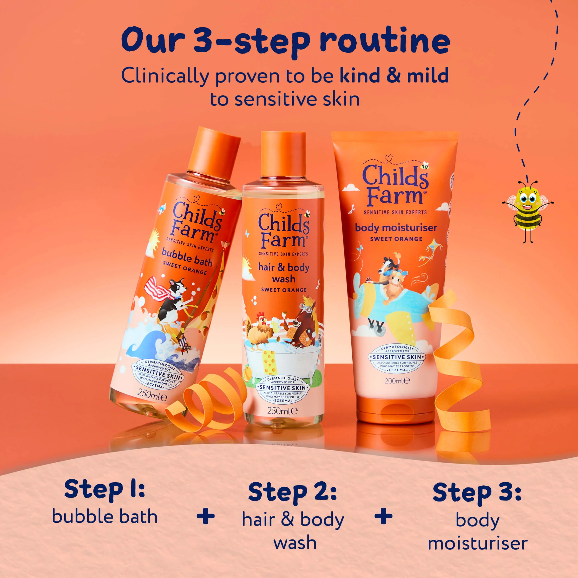 Childs Farm Hair & Body Wash Sweet Orange 250ml - Image 6