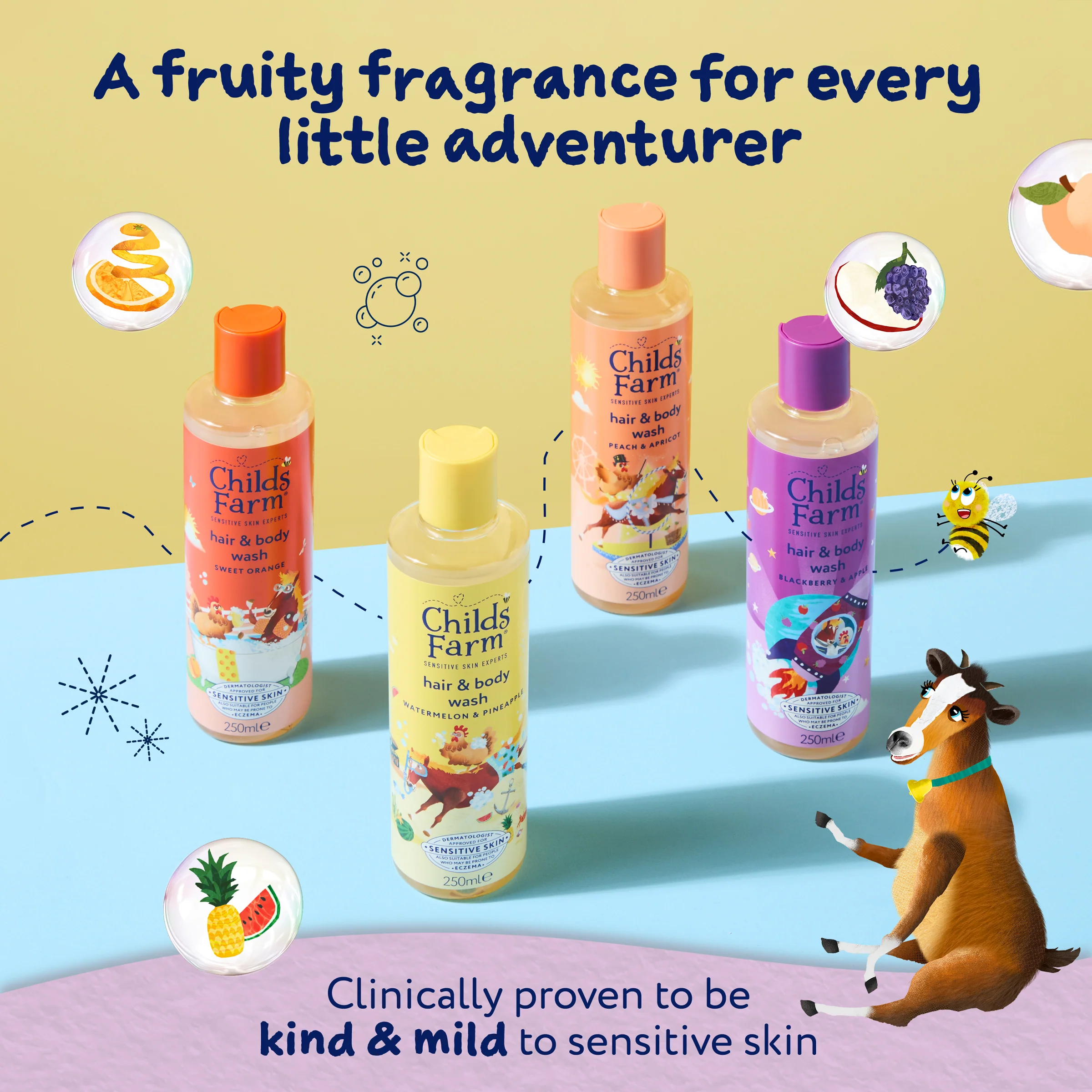 Childs Farm Hair & Body Wash Blackberry & Apple 500ml - Image 6