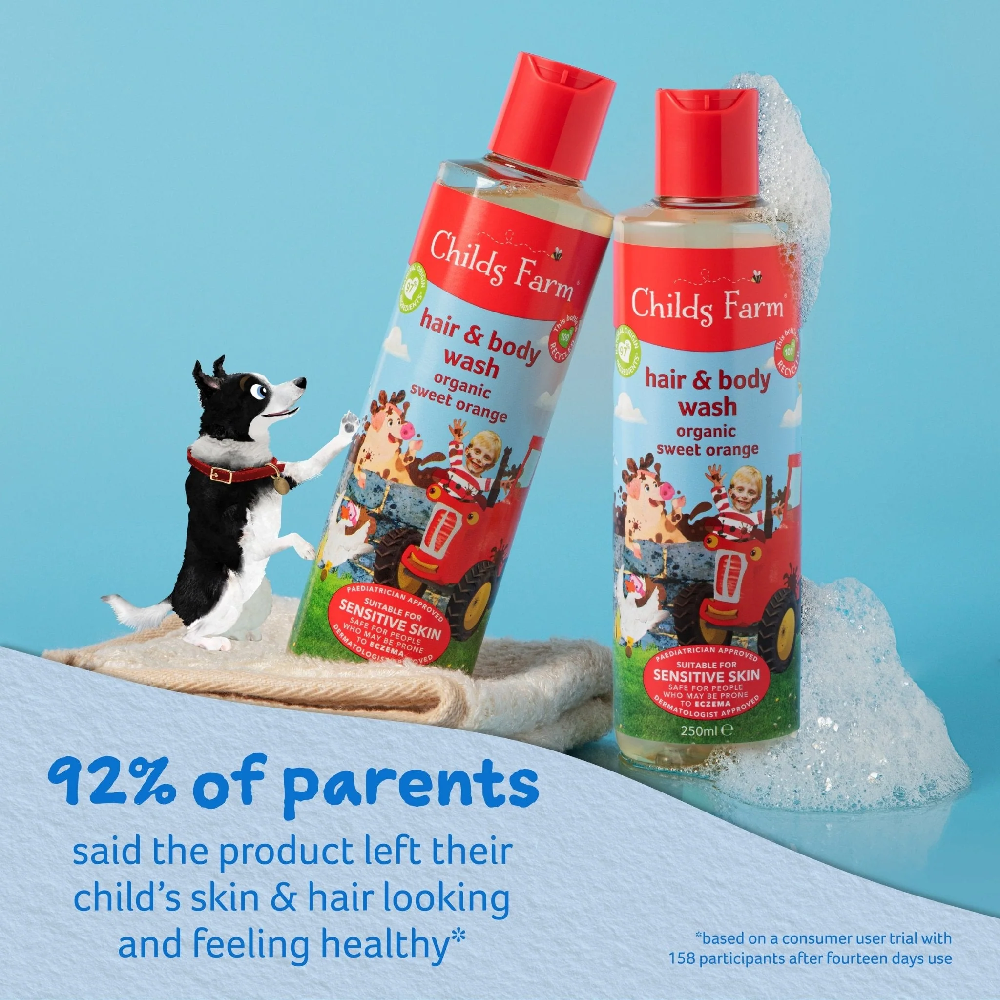 Childs Farm hair & body wash organic sweet orange - Image 3