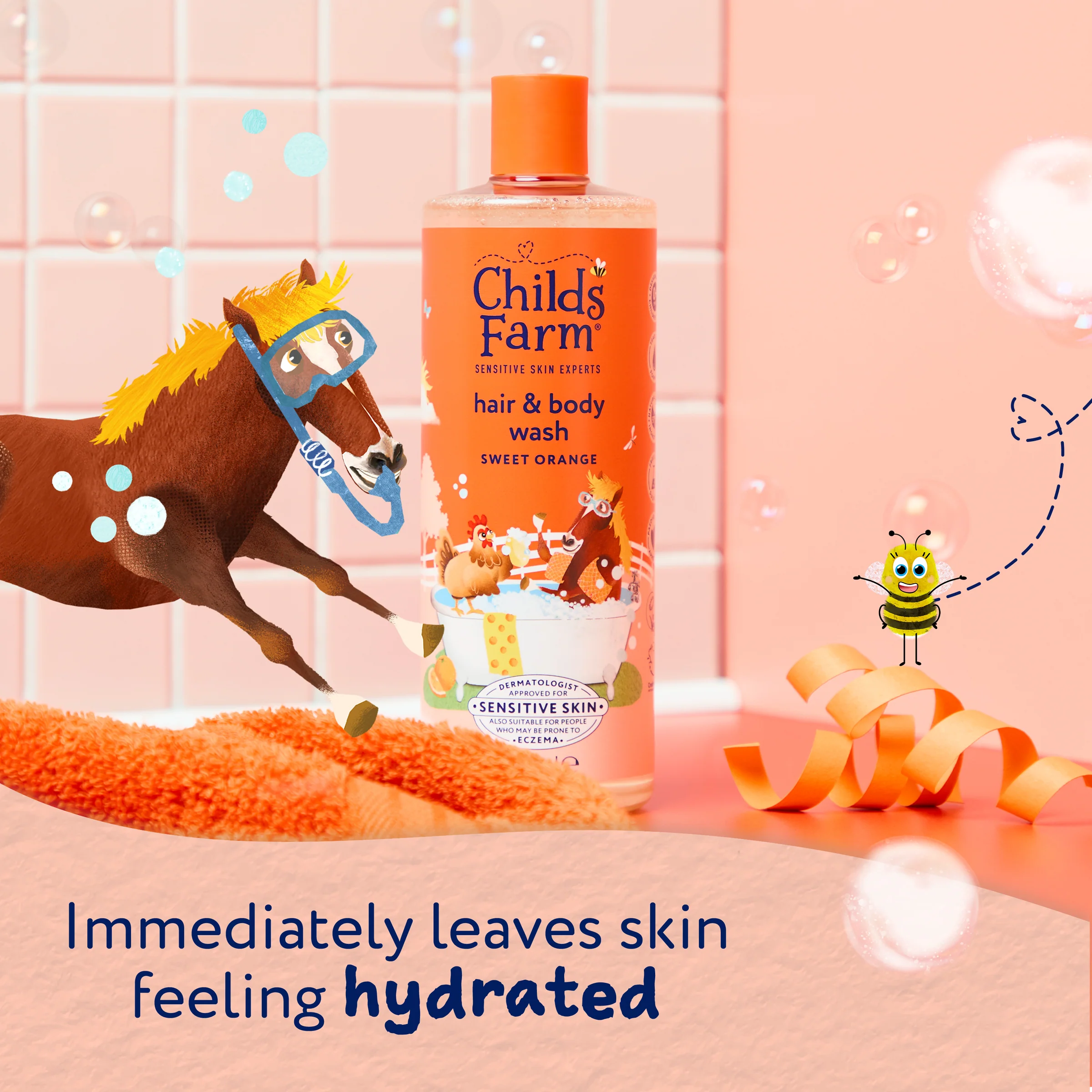 Childs Farm Hair & Body Wash Sweet Orange 500ml - Image 5