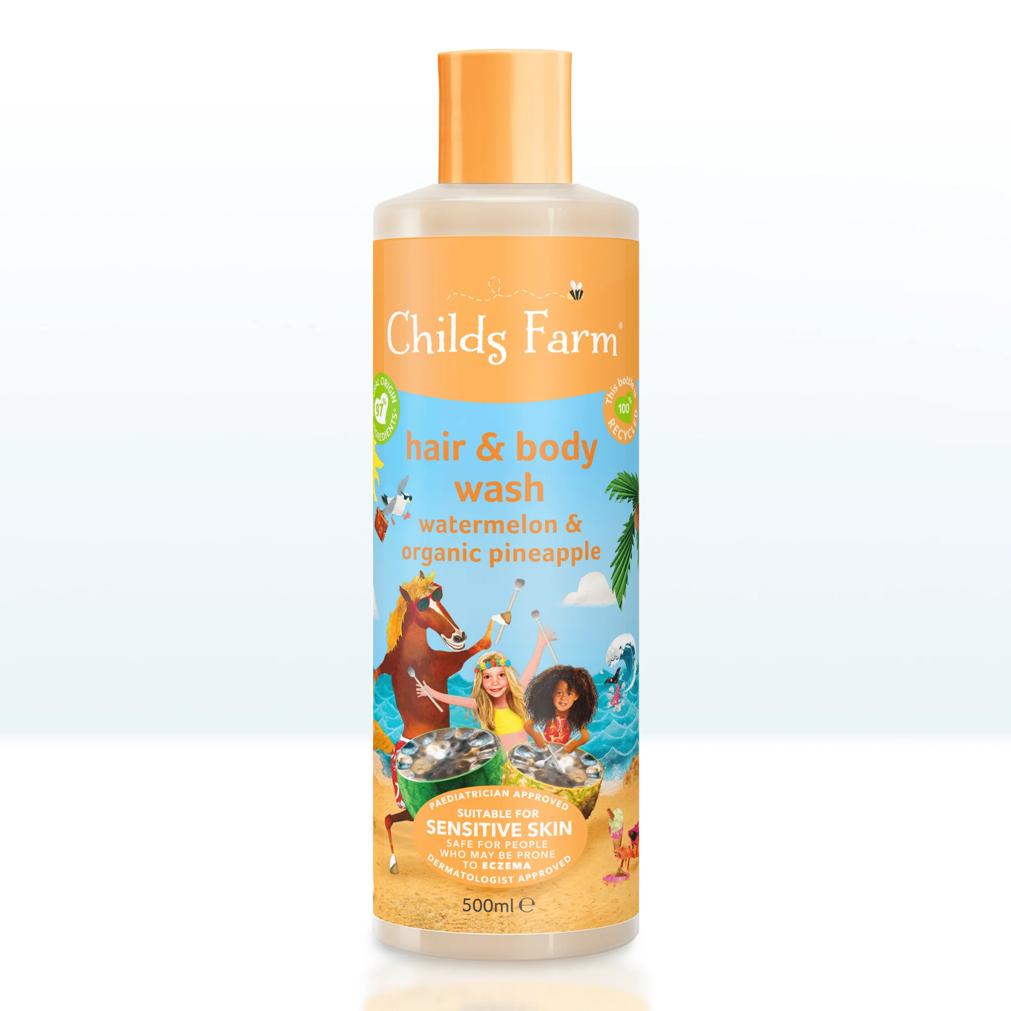 Childs Farm hair & body wash watermelon & organic pineapple - Image 7