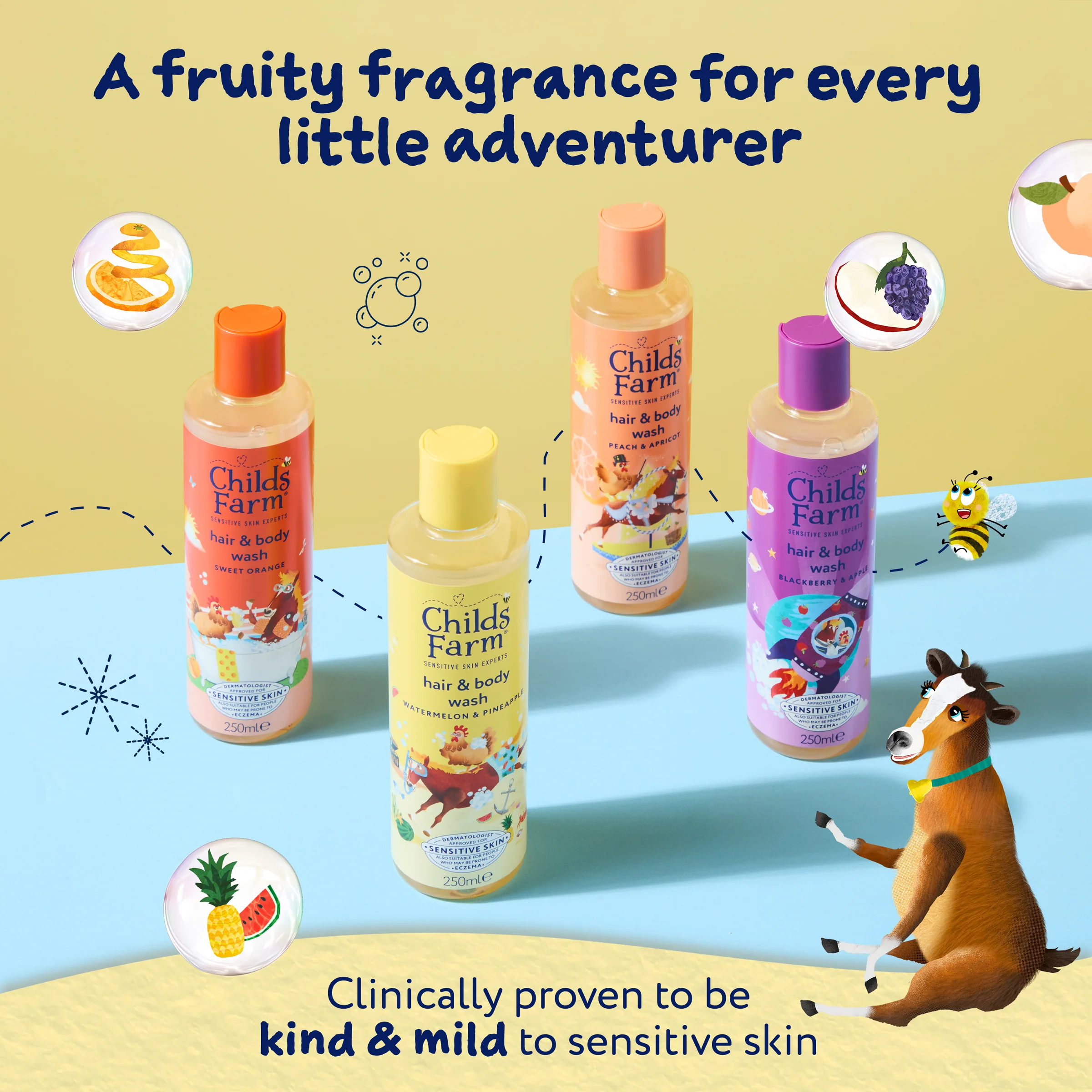 Childs Farm Hair & Body Wash Watermelon & Pineapple 500ml - Image 6