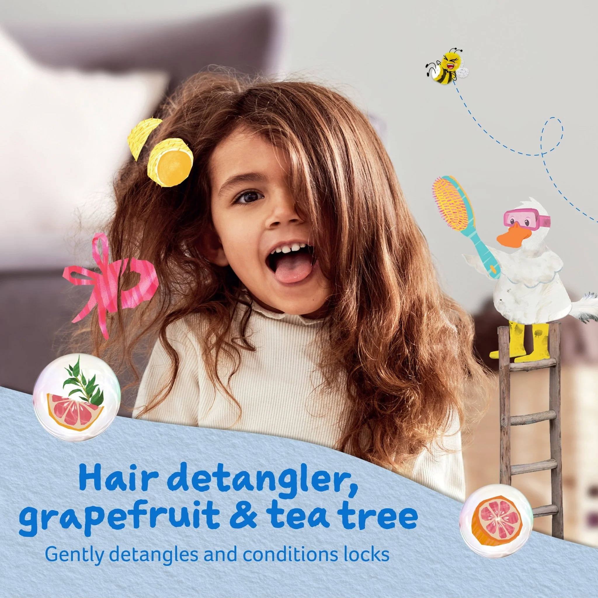 Childs Farm hair detangler grapefruit & organic tea tree - Image 2