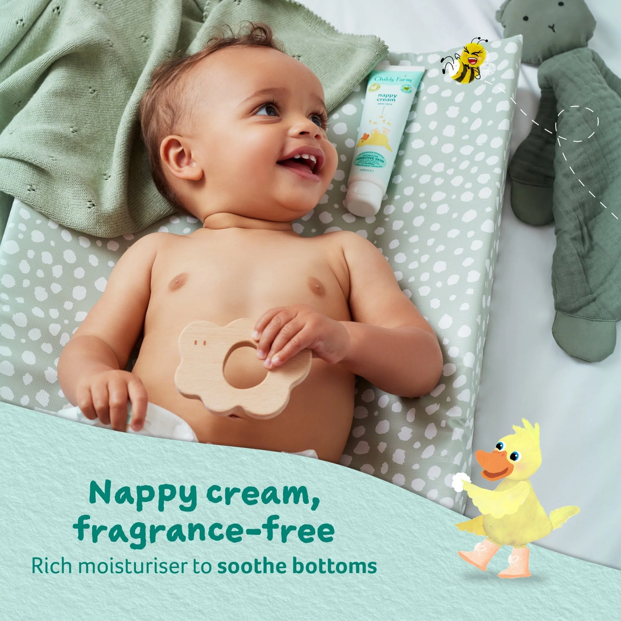Childs Farm nappy cream fragrance-free - Image 2