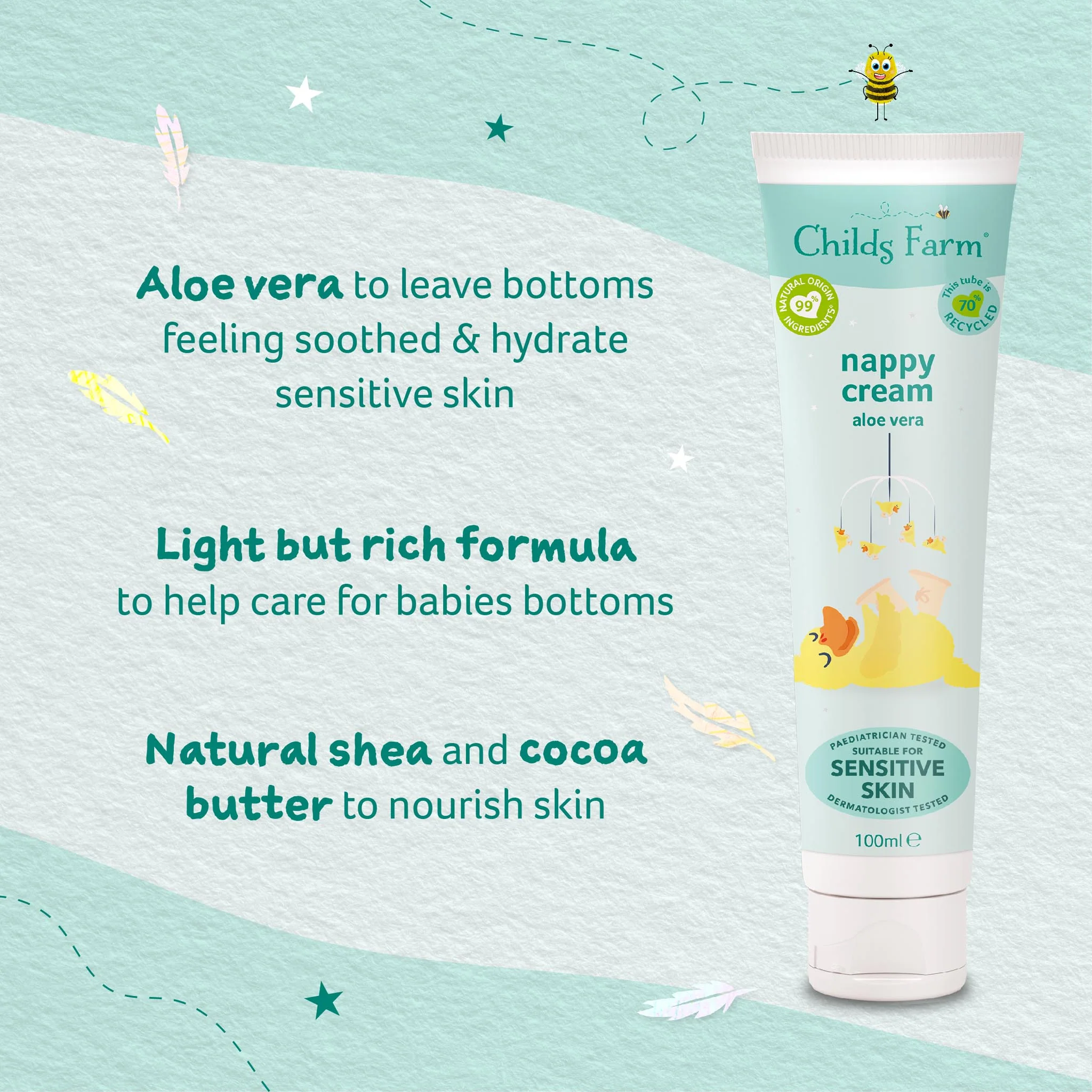 Childs Farm nappy cream fragrance-free - Image 9