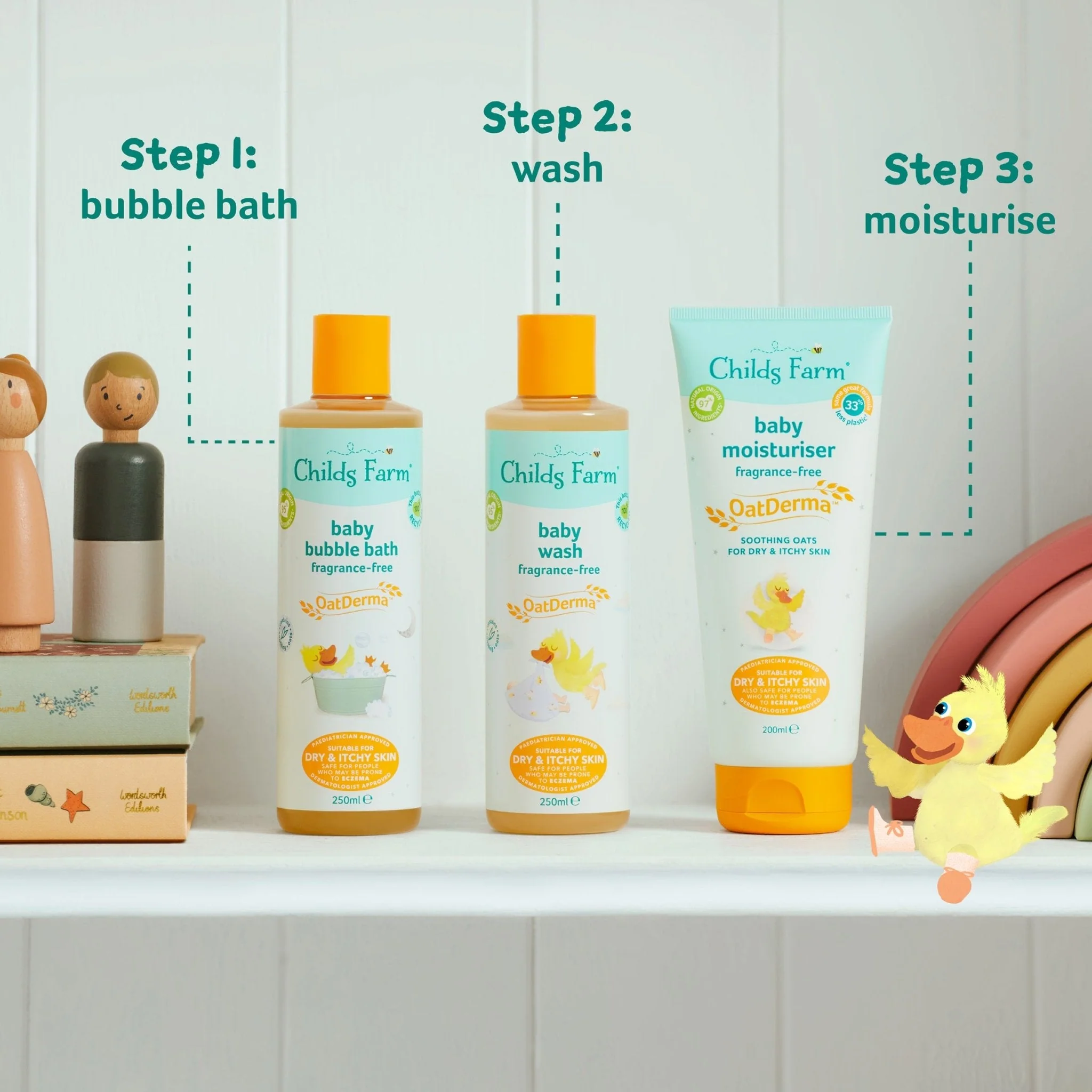 Childs Farm OatDerma™ baby bubble bath fragrance-free - Image 5
