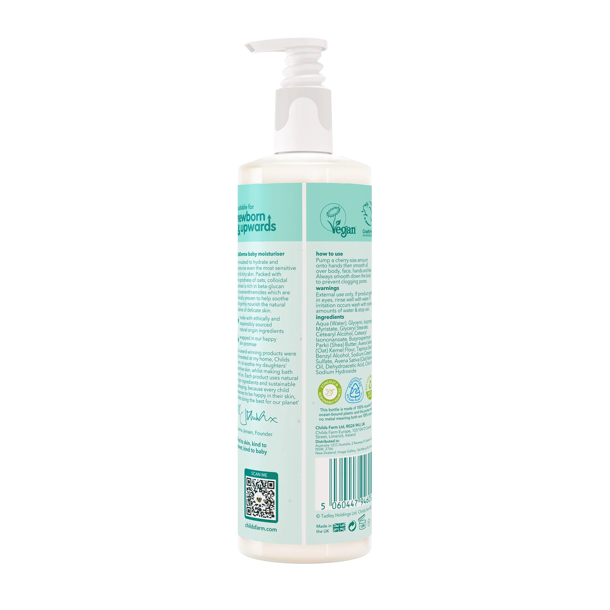 Childs Farm OatDerma™ baby moisturiser fragrance-free - Image 2