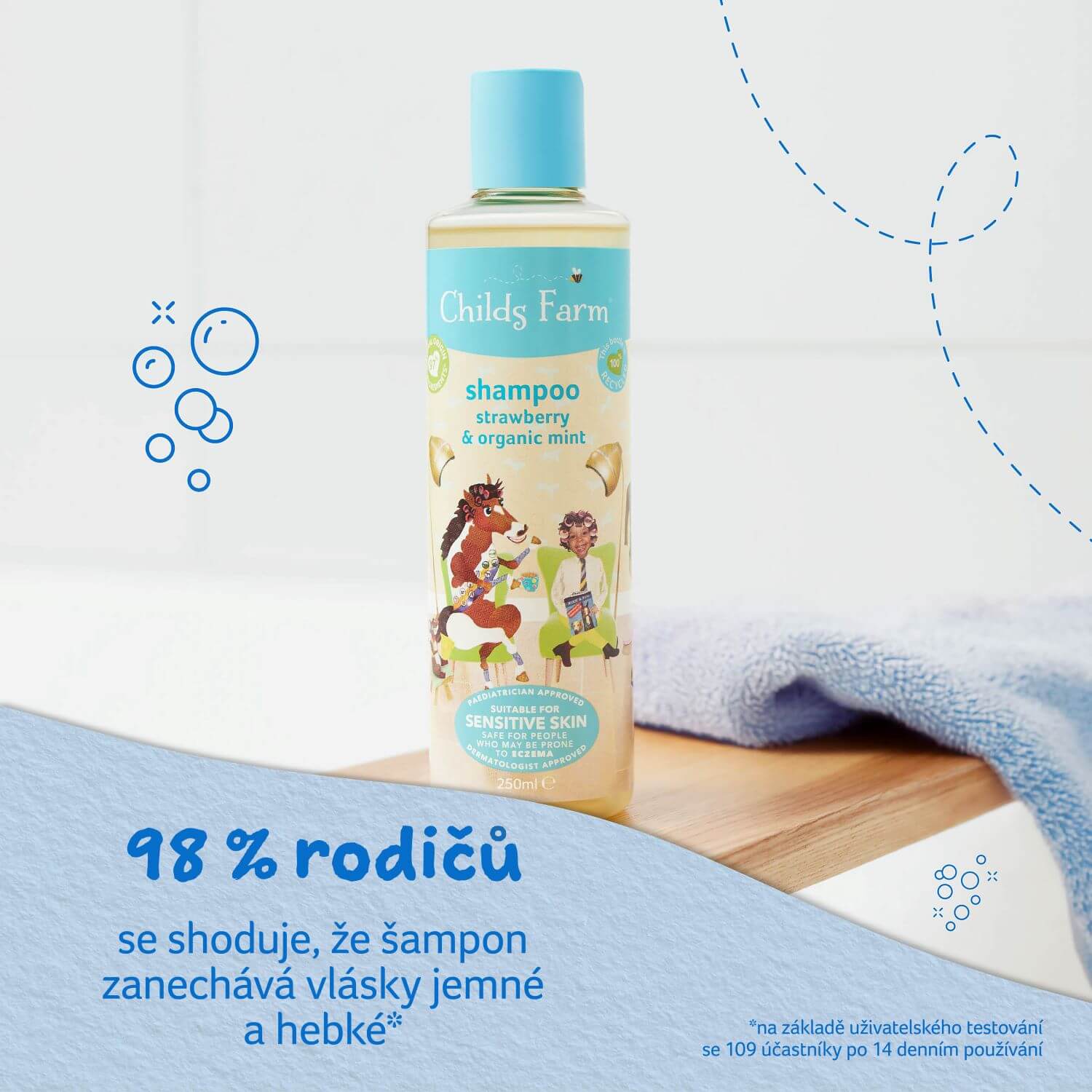Childs Farm shampoo strawberry & organic mint - Image 14