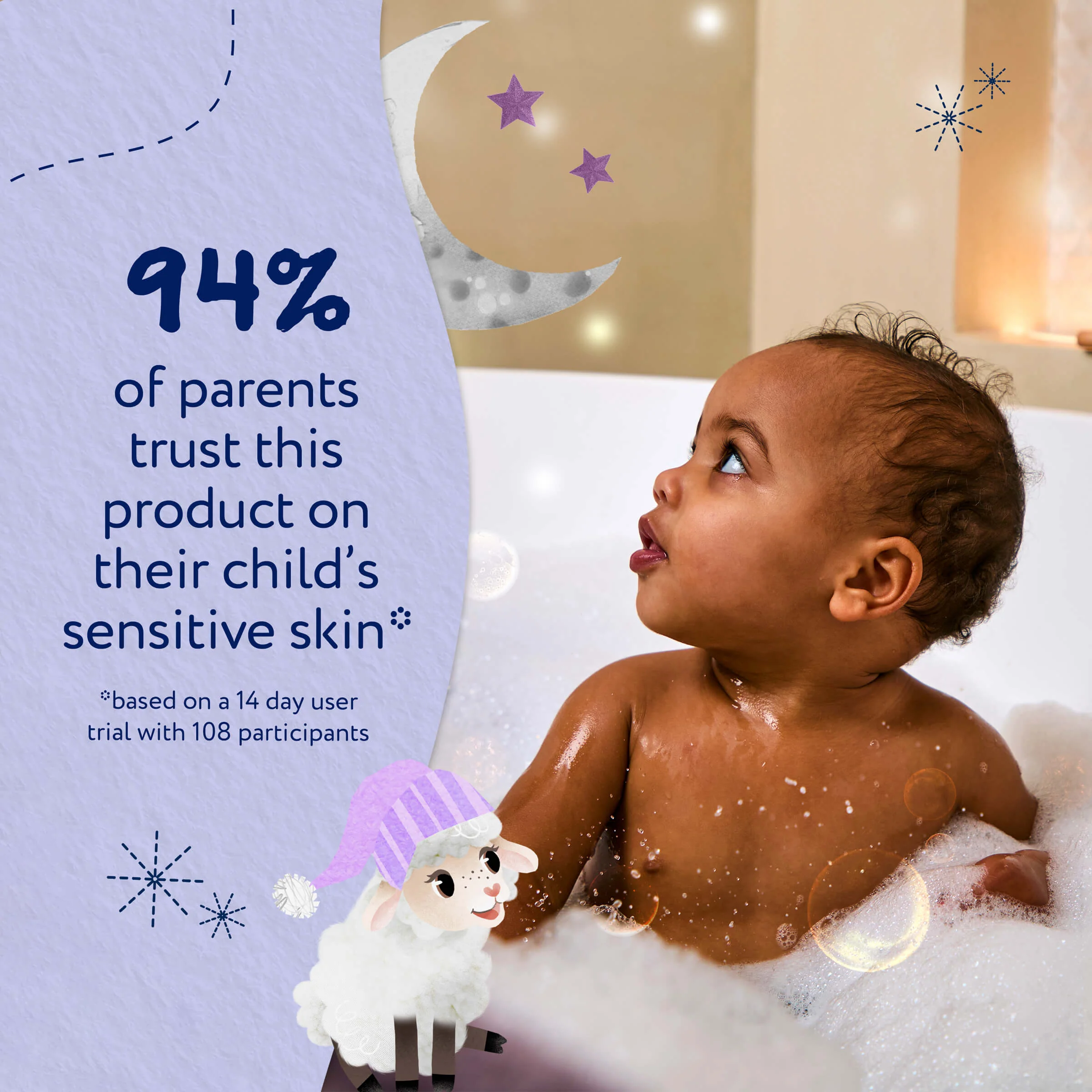 Childs Farm SlumberTime Bath Soak Lavender & Moon Milk - Image 8