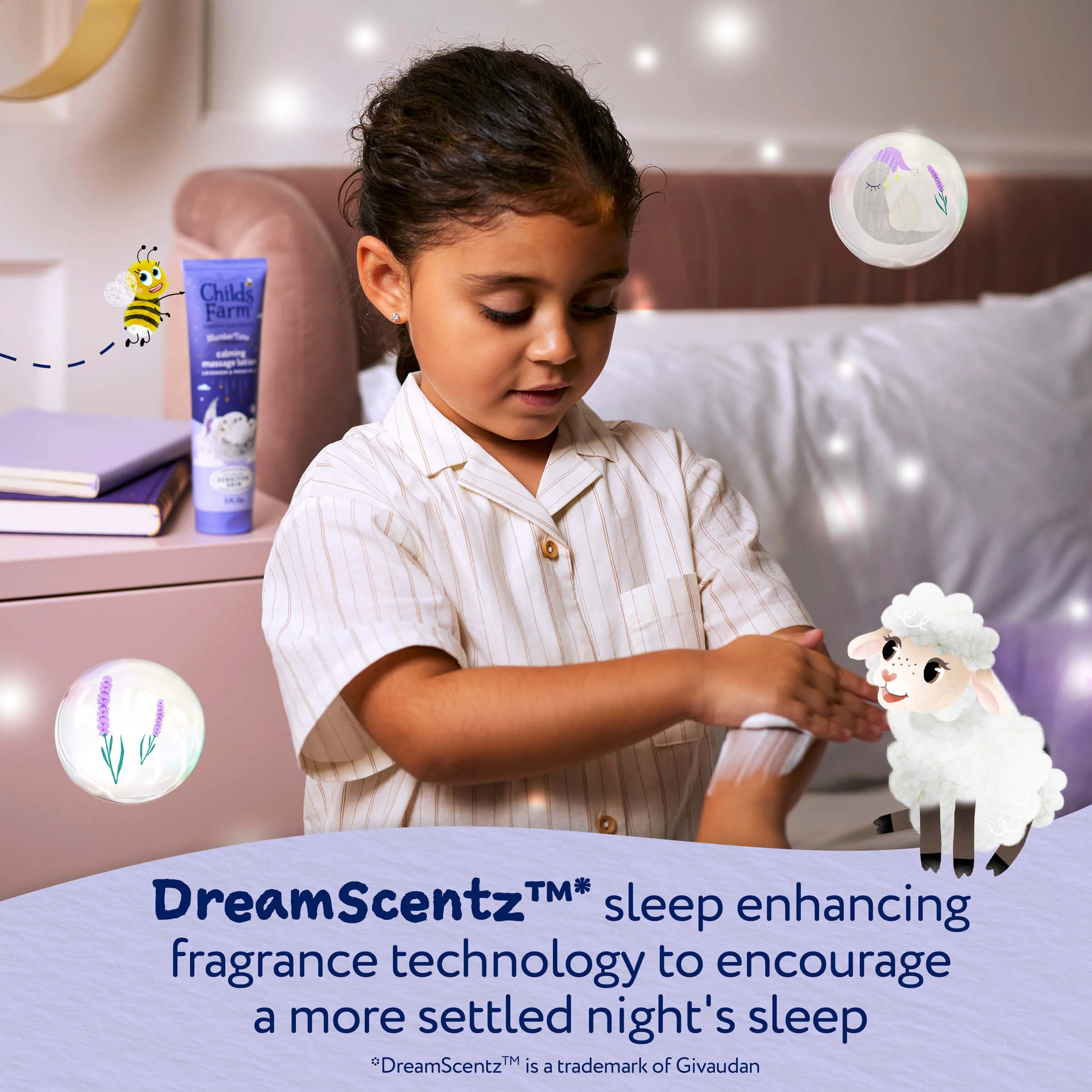 Childs Farm SlumberTime Calming Massage Lotion Lavender & Moon Milk - Image 3