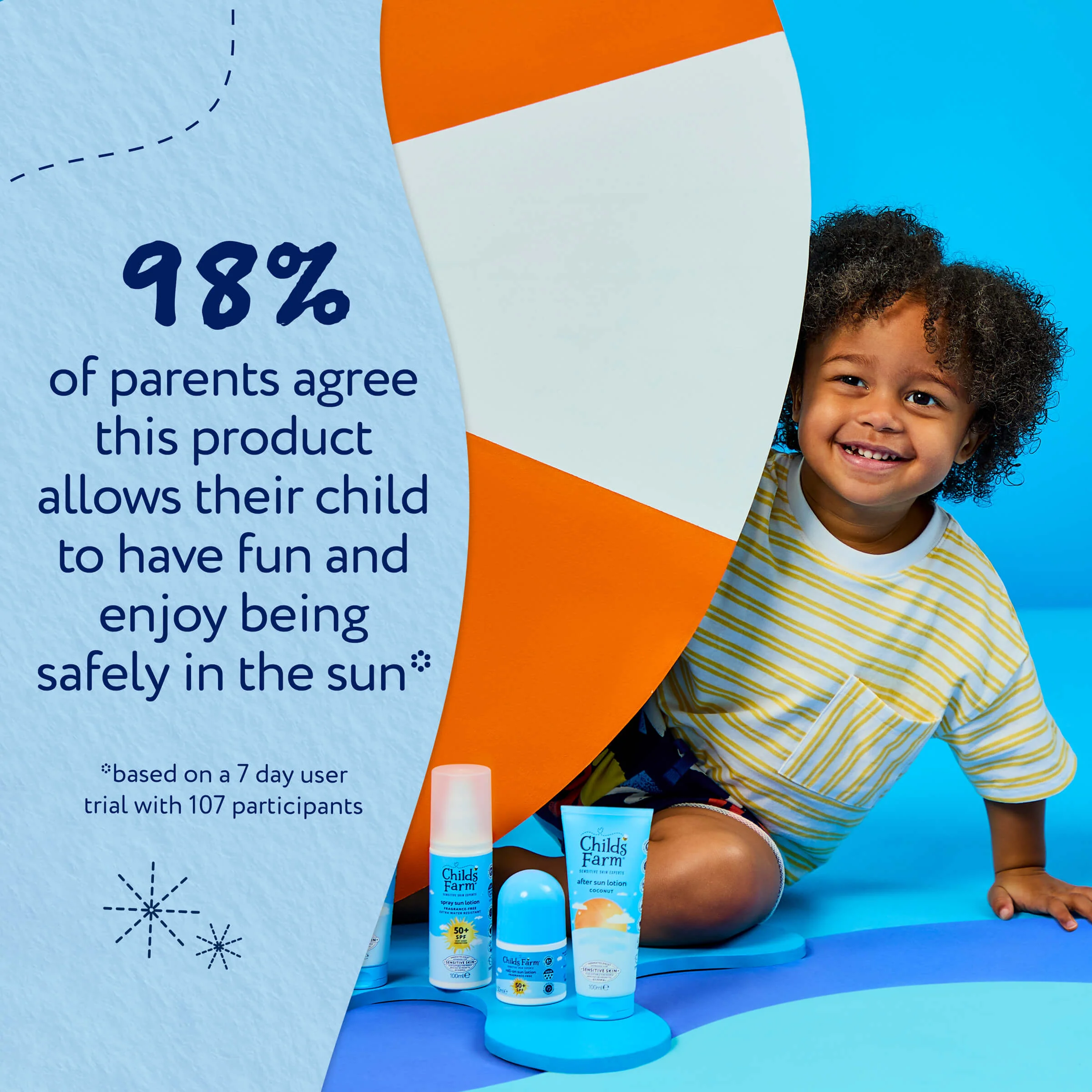Childs Farm SPF50+ Sun Spray Fragrance-Free 100ml - Image 7
