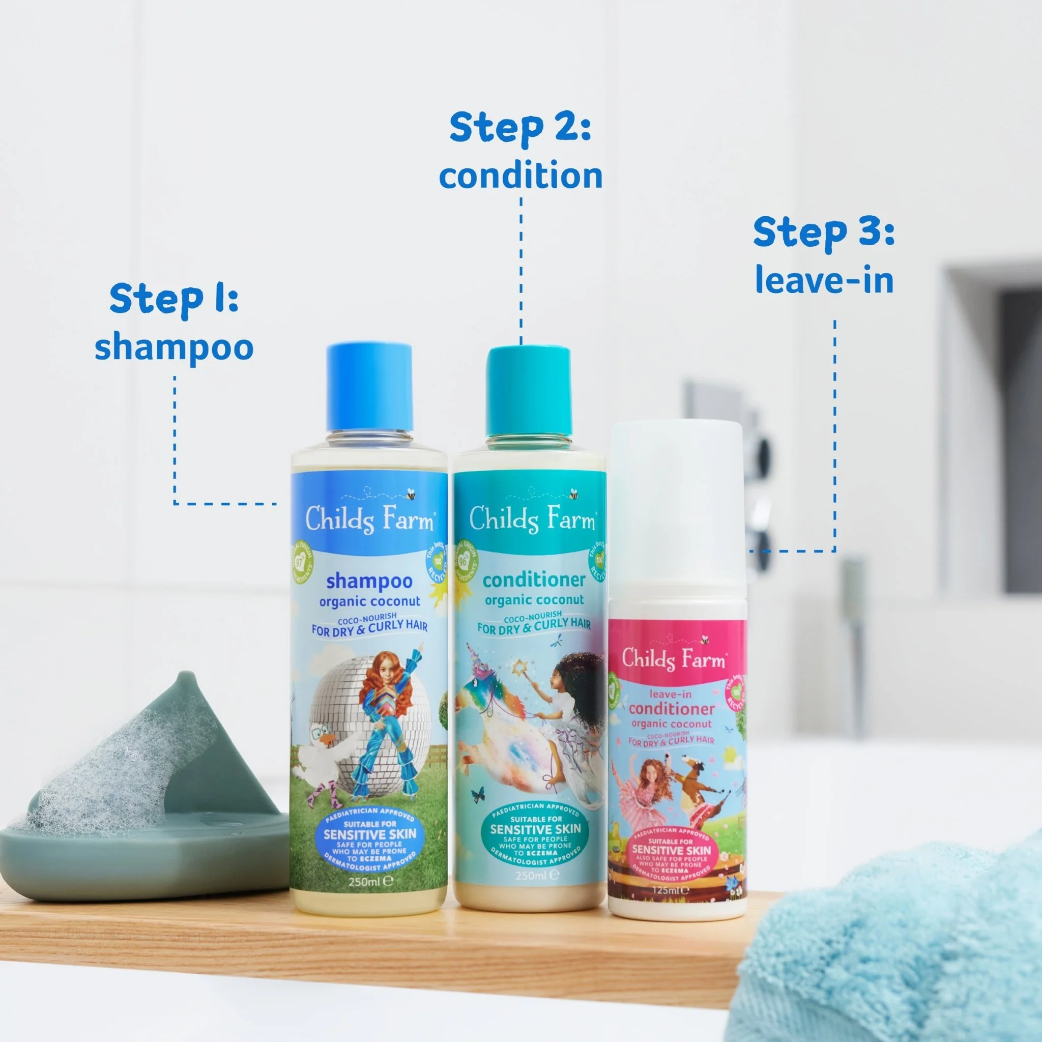 Childs Farm coco-nourish shampoo organic coconut - Image 4