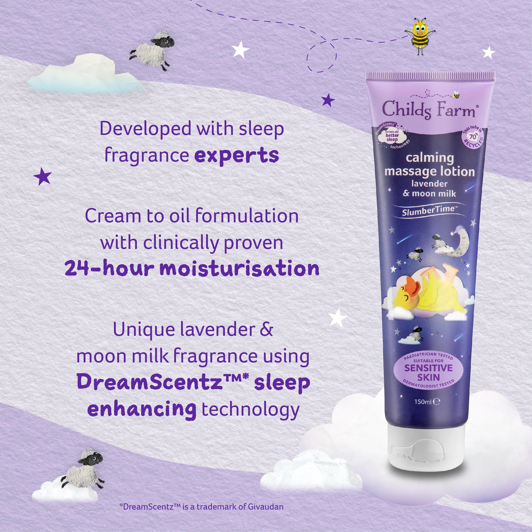 Childs Farm SlumberTime™ calming massage lotion lavender & moon milk - Image 15