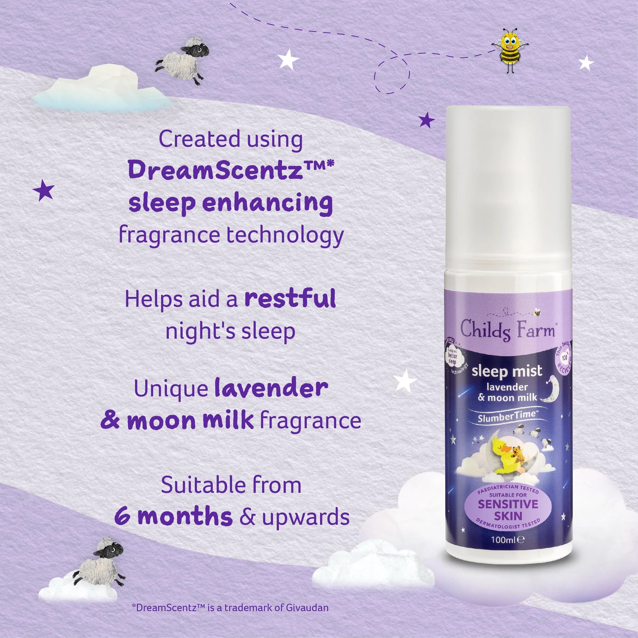 Childs Farm SlumberTime™ sleep mist lavender & moon milk - Image 15