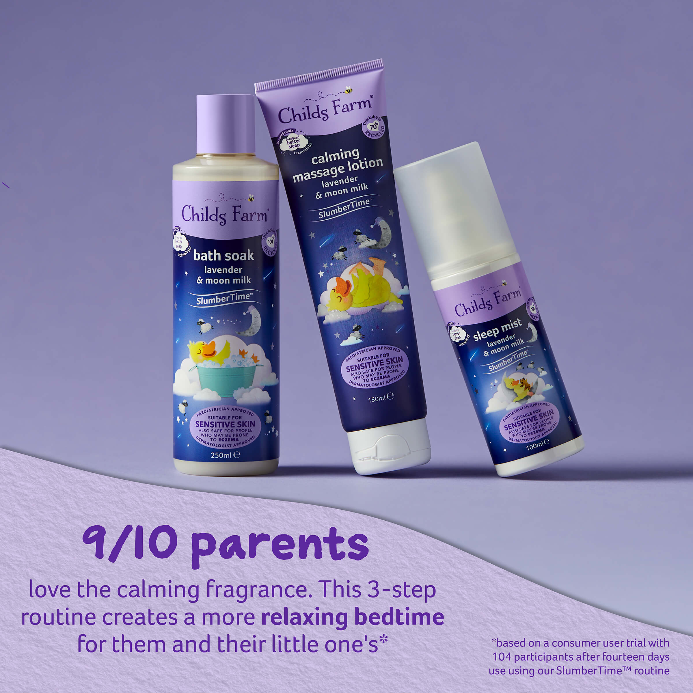 Childs Farm SlumberTime™ sweet dreams sleep gift lavender & moon milk - Image 3