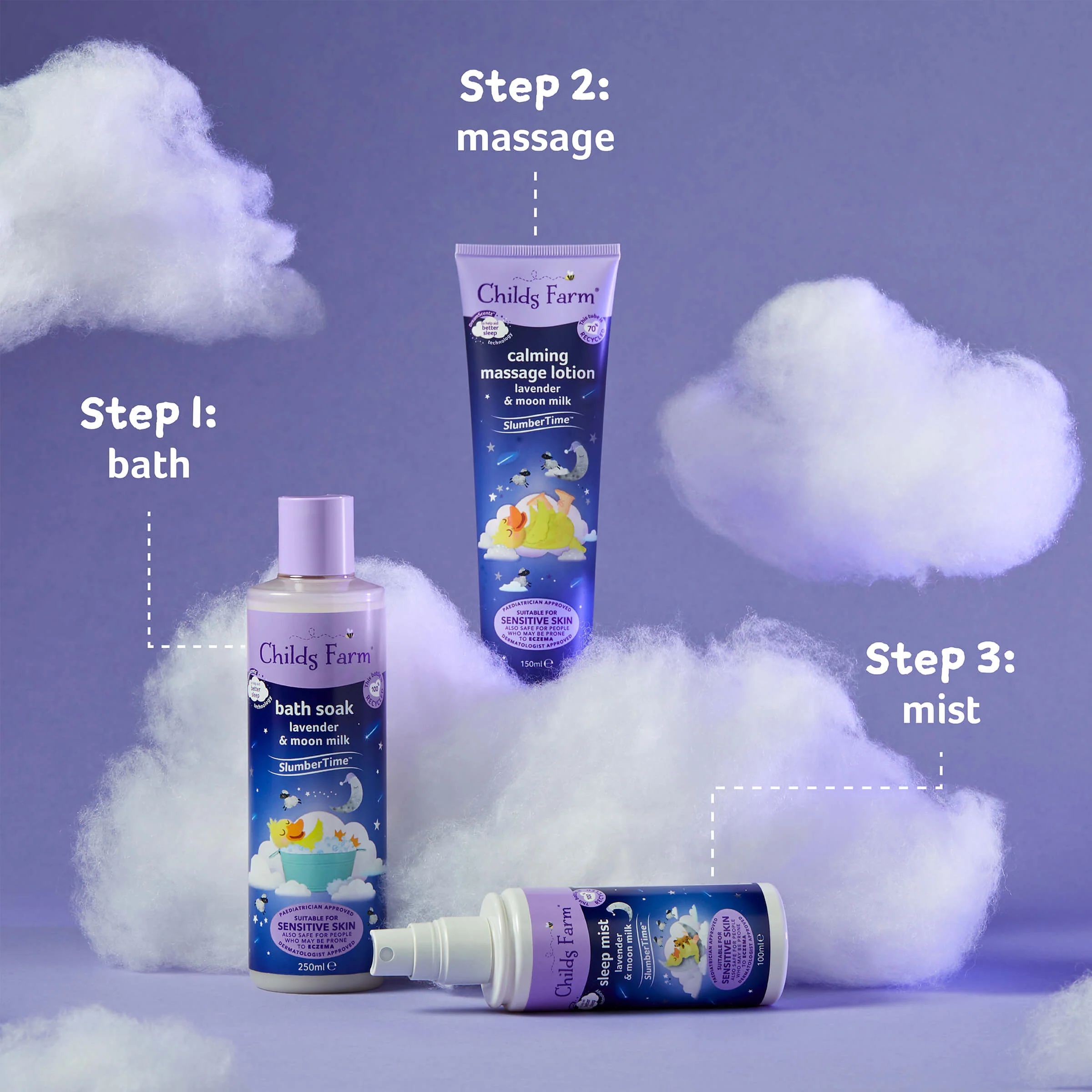 Childs Farm SlumberTime™ sweet dreams sleep gift lavender & moon milk - Image 6
