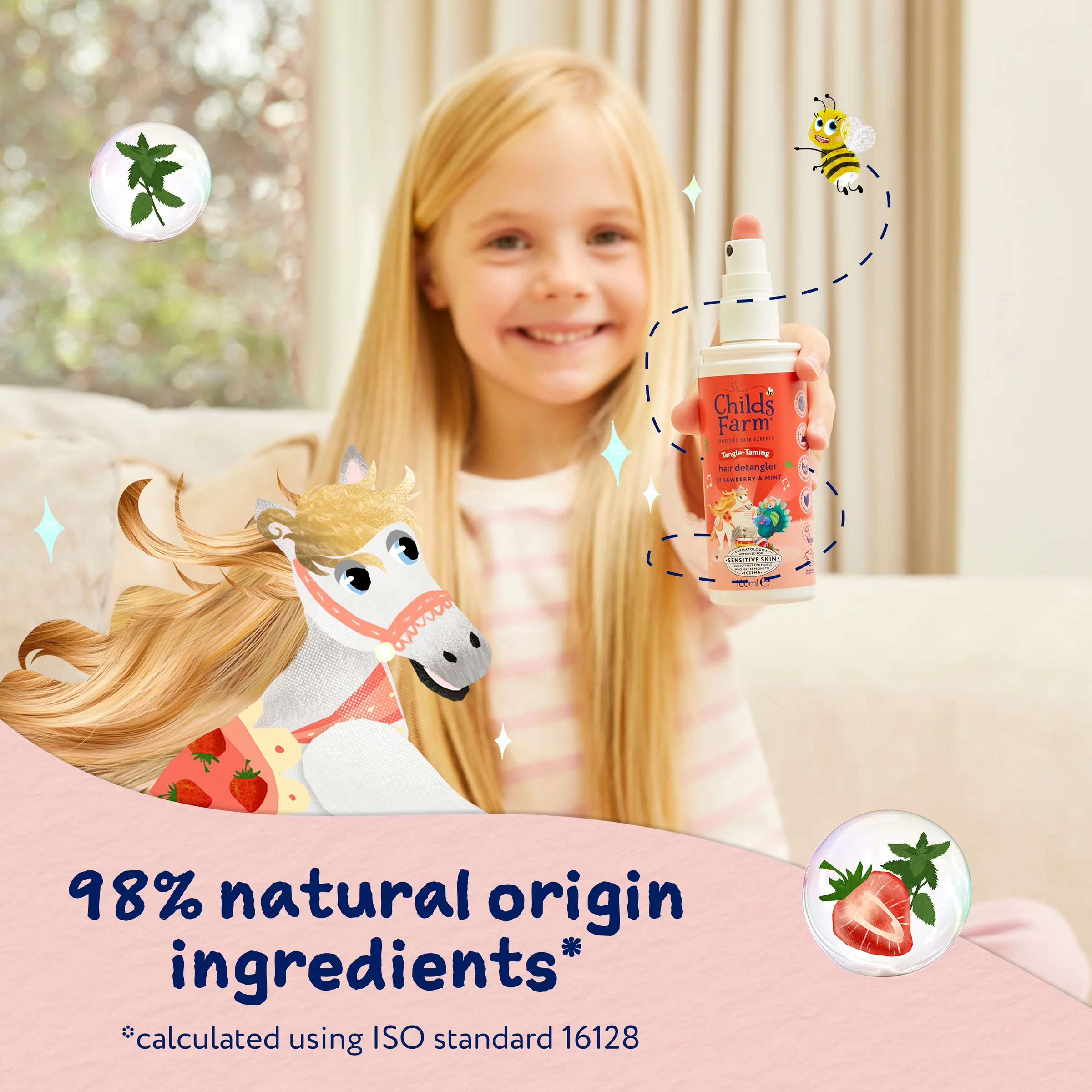 Childs Farm Tangle Taming Hair Detangler Spray - Image 5