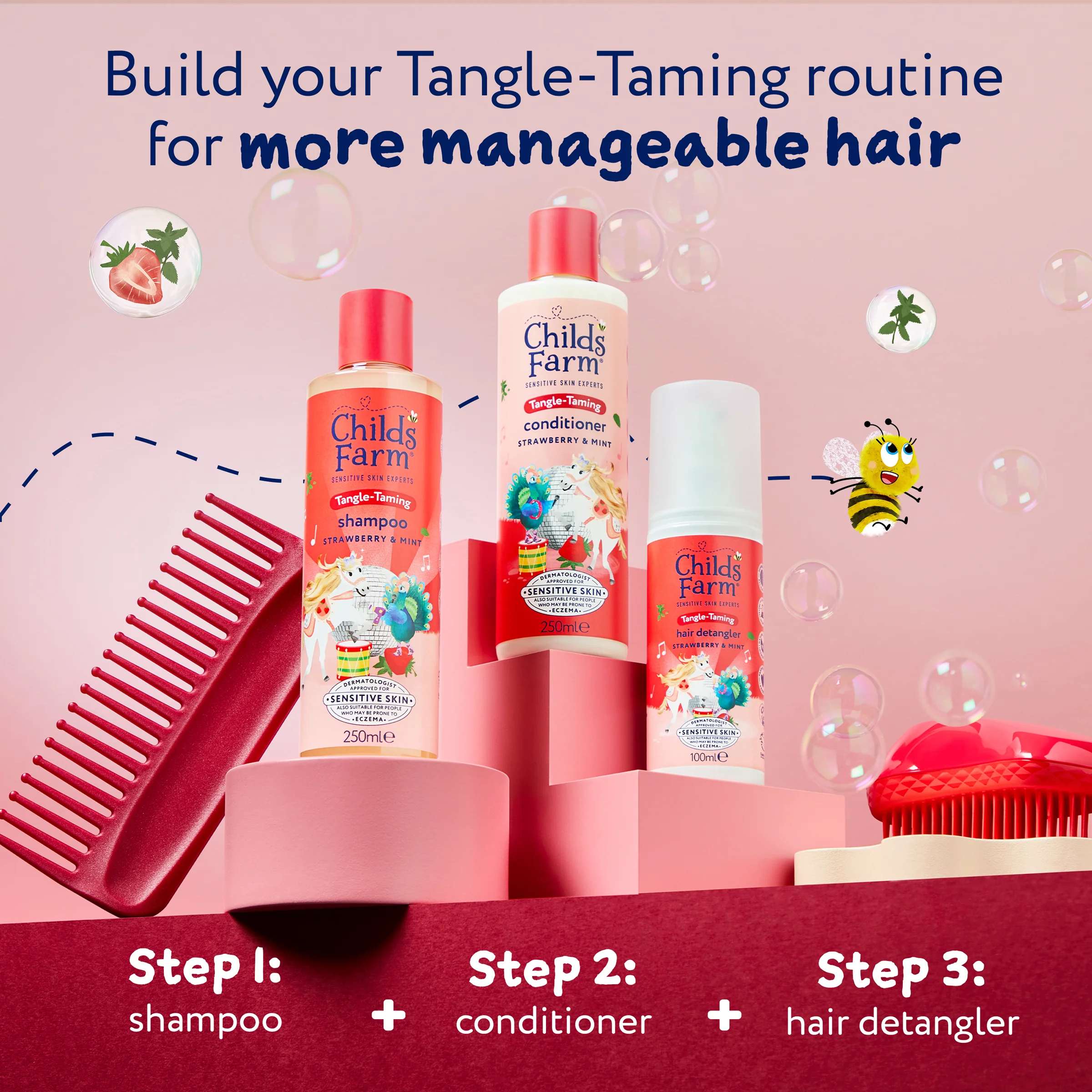 Childs Farm Tangle Taming Hair Detangler Spray - Image 6